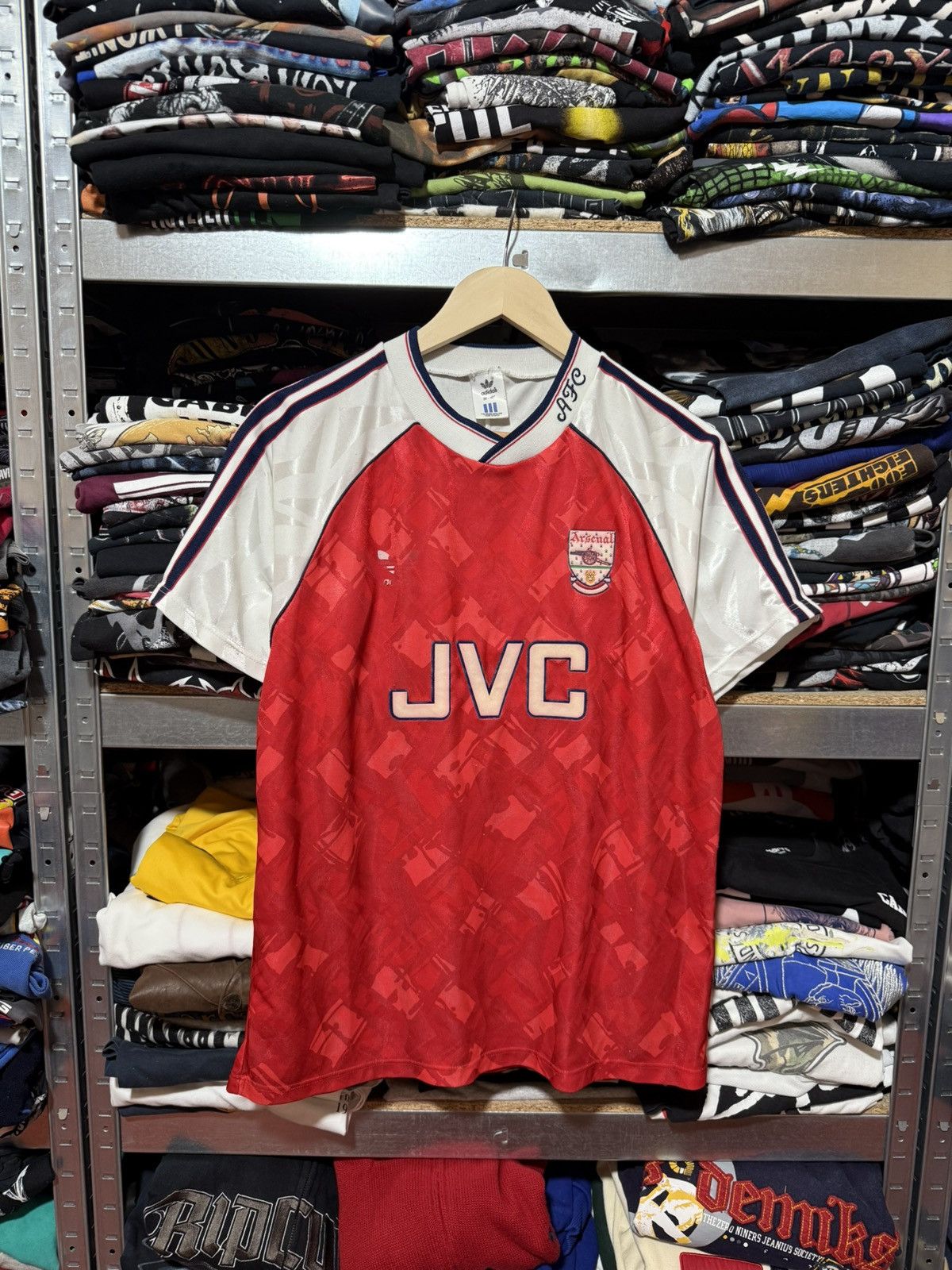 Adidas Vintage Adidas Arsenal 1990 1991 1992 Home Soccer Jersey Size US L / EU 52-54 / 3 - 1 Thumbnail