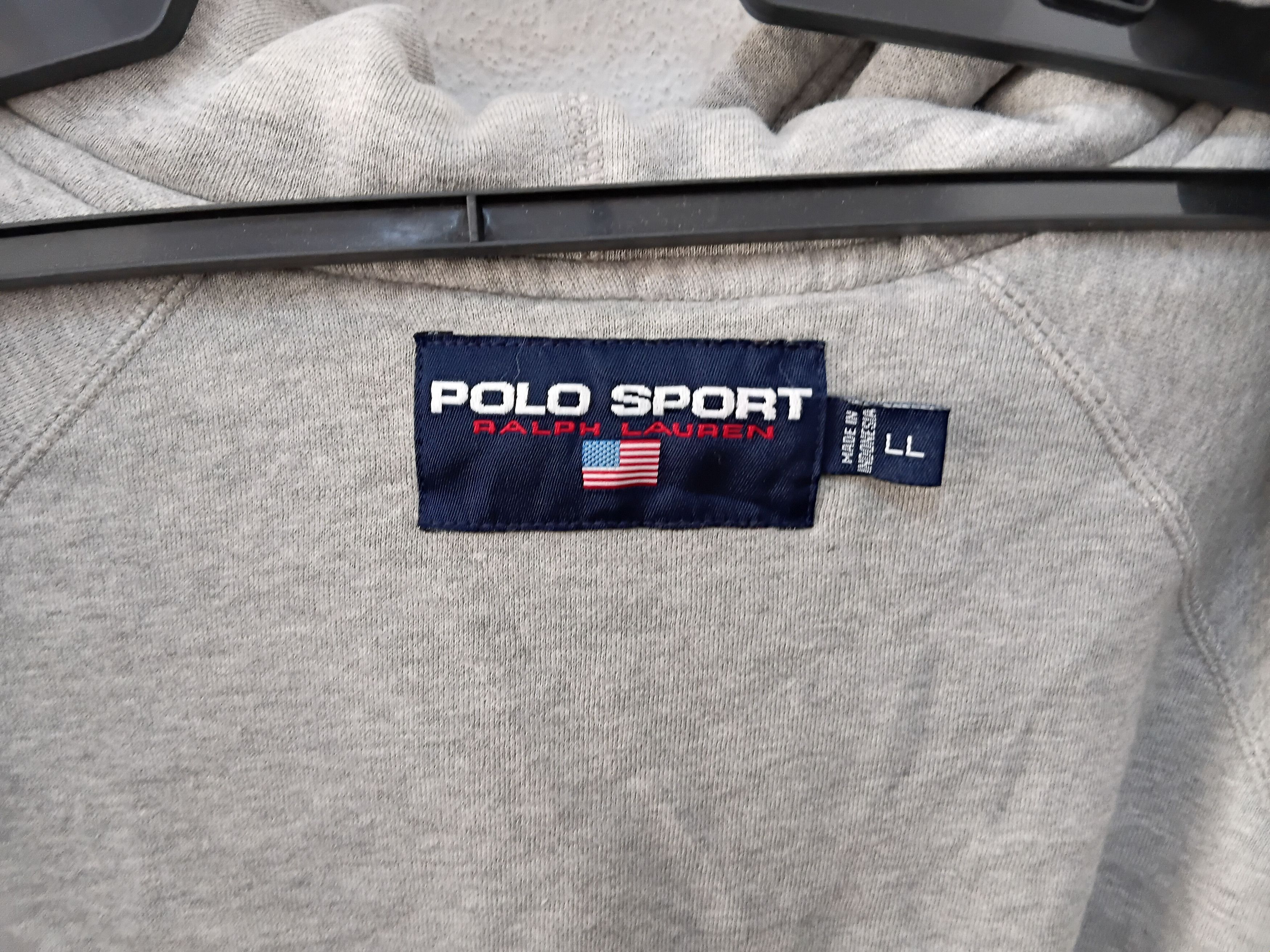 Polo Ralph Lauren Vintage Polo Sport Ralph Lauren Hoodie Jacket Size US L / EU 52-54 / 3 - 5 Thumbnail