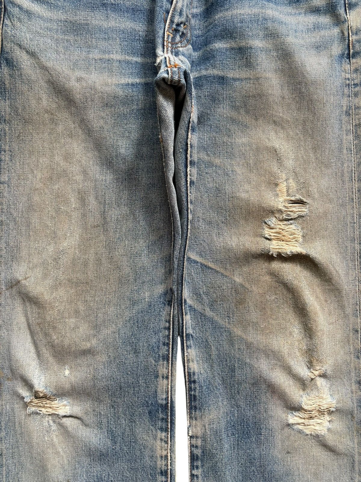 Levi's Vintage 80s Levis 502 Big E Selvedge Mud Wash Loose Jeans Size US 30 / EU 46 - 6 Thumbnail