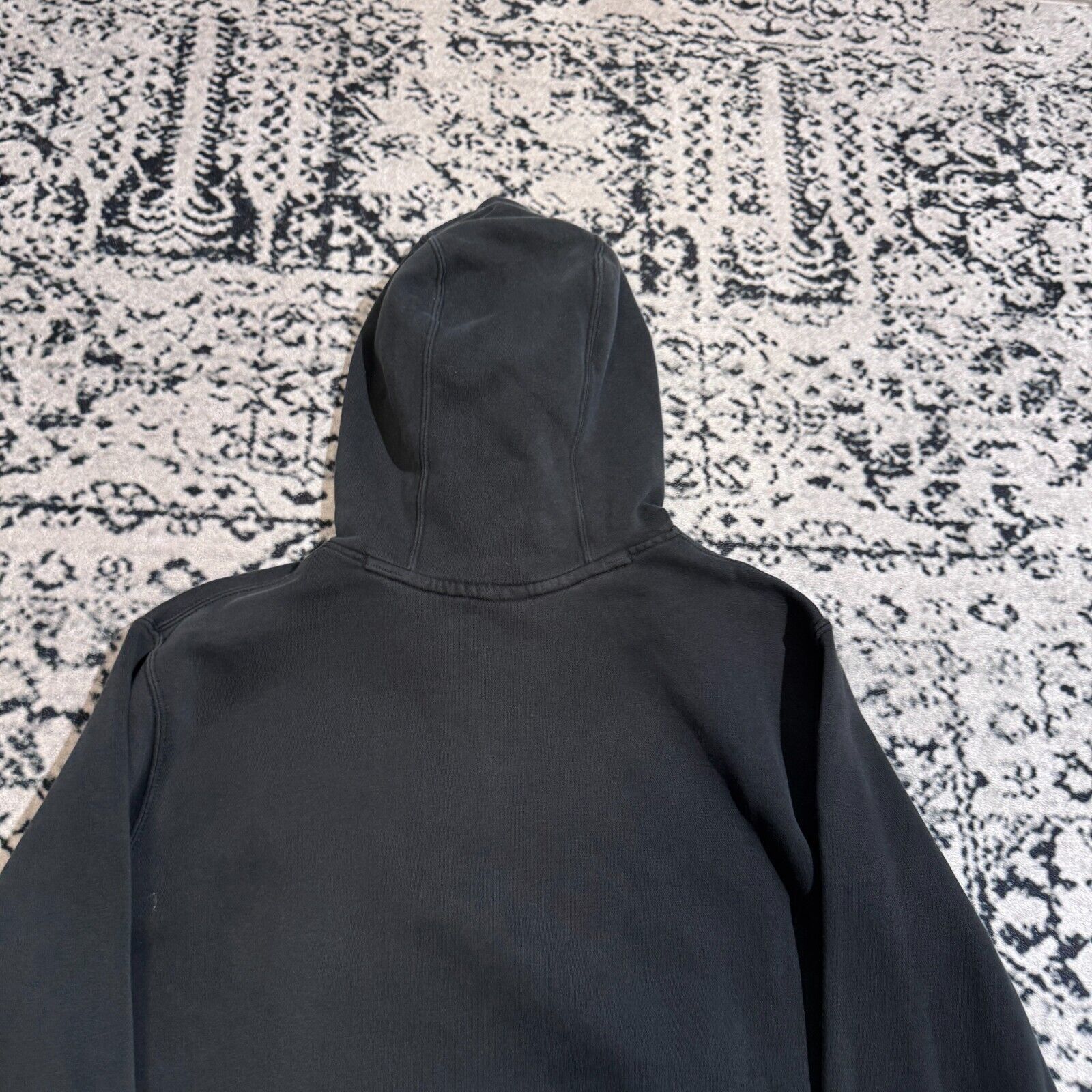Nike × Vintage Vintage Nike Black Cotton Hoodie Size L Y2K 90s swoosh Size US L / EU 52-54 / 3 - 14 Thumbnail