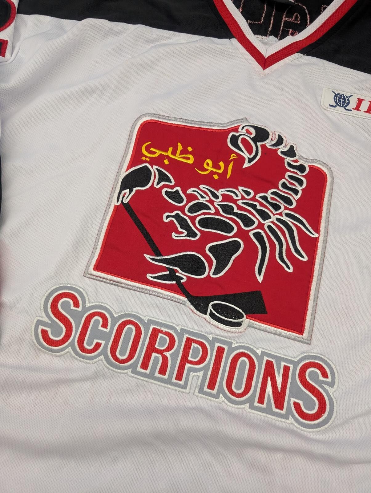 Other Vintage IIHF Abu Dhabi Scorpions 21 Wigley Hockey Jersey Size US L / EU 52-54 / 3 - 2 Thumbnail