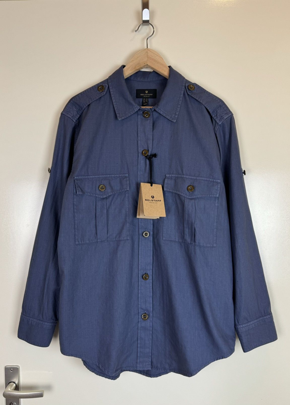 Belstaff Belstaff Indra shirt cotton linen unisex racing riding S Size US S / EU 44-46 / 1 - 1 Thumbnail