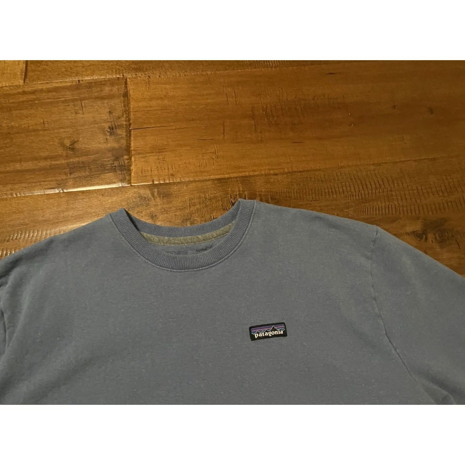 Patagonia Patagonia Hoodie Crew Neck XLarge Men Light Blue P-6 Label Uprisal Sweatshirt 39543 Pullover Regular Fit Size US XL / EU 56 / 4 - 2 Thumbnail