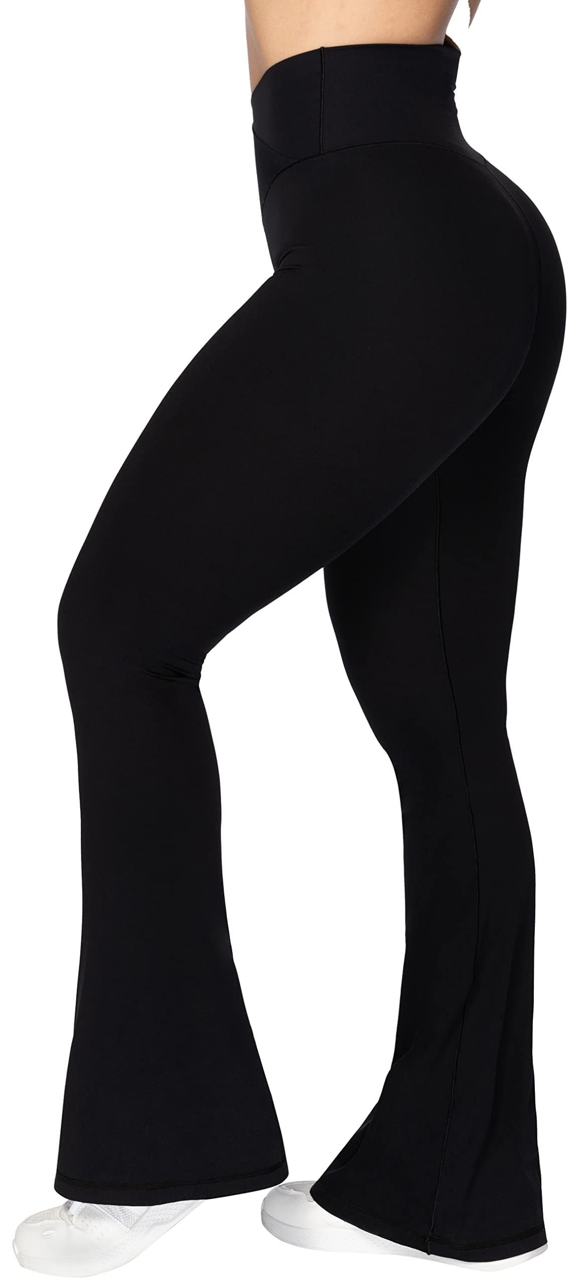 Other Flare Leggings, Crossover Yoga Pants with Tummy Control Size 33" - 7 Thumbnail
