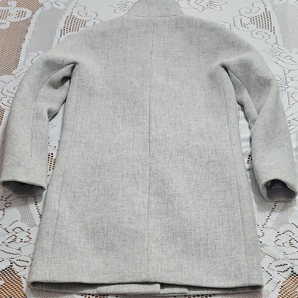 J.Crew J. Crew Gray Italian Wool Cocoon Jacket Size XS / US 0-2 / IT 36-38 - 11 Thumbnail