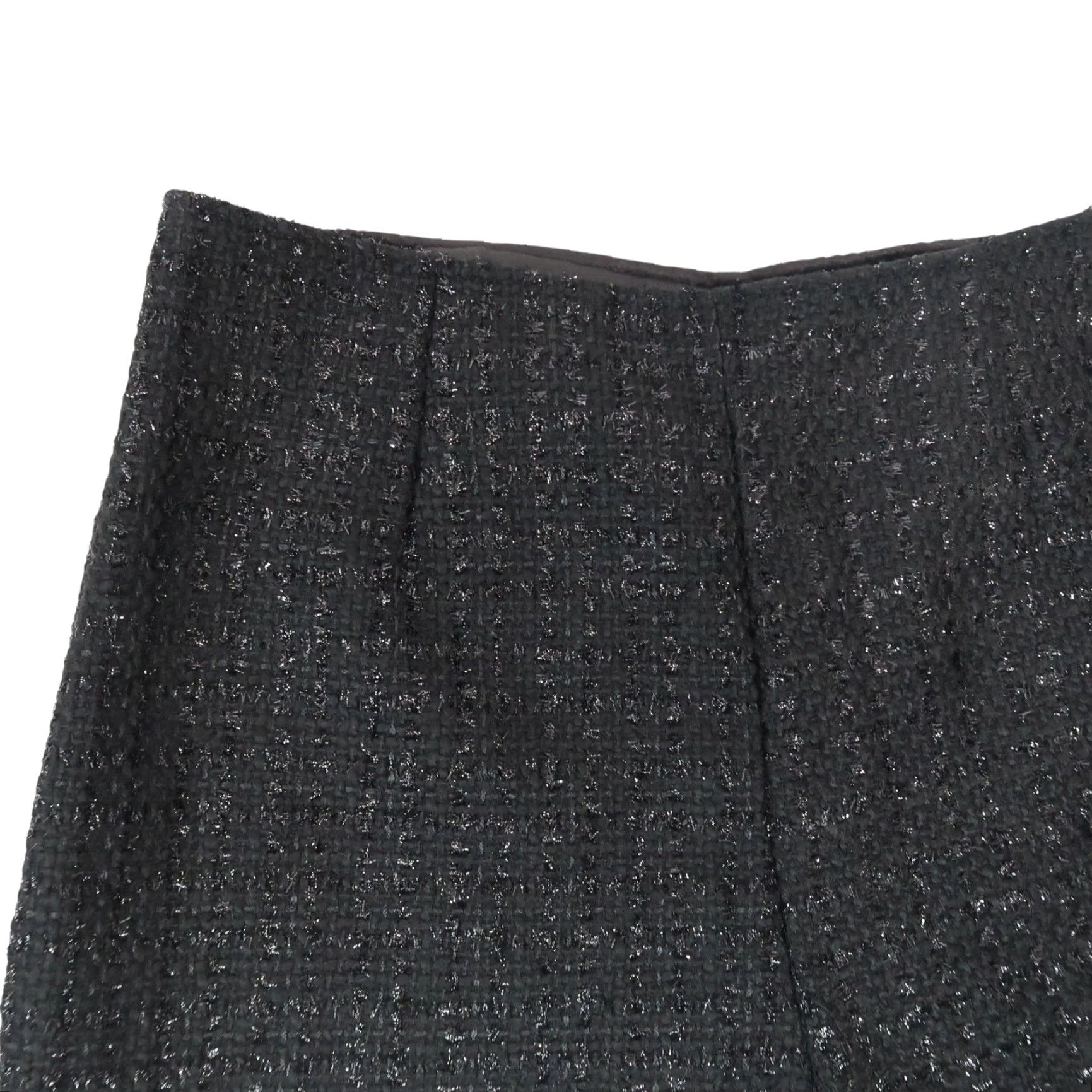 Vintage Sugar Thrillz Moments of Chic Tweed Shorts Black w/ Pearl Trim M Women Regular High Rise Party/Cocktail Casual 2 in inseam Size 32" / US 10 / IT 46 - 2 Thumbnail