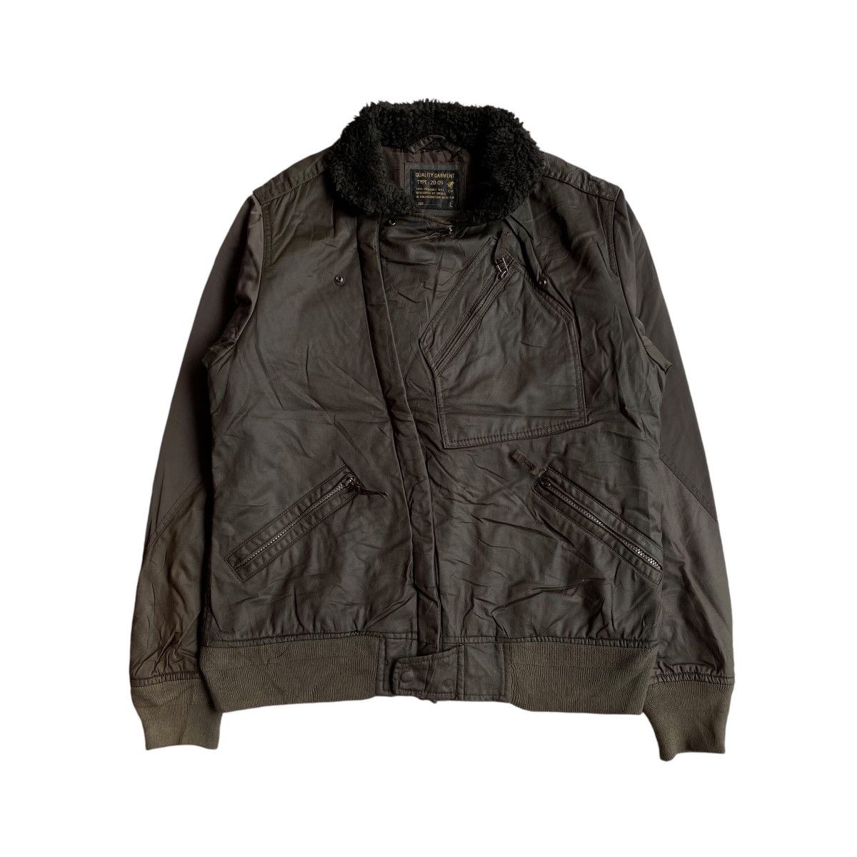 Japanese Brand × Kiminori Morishita Kiminori Morishita x Uniqlo Bikers Jacket Size US L / EU 52-54 / 3 - 3 Thumbnail