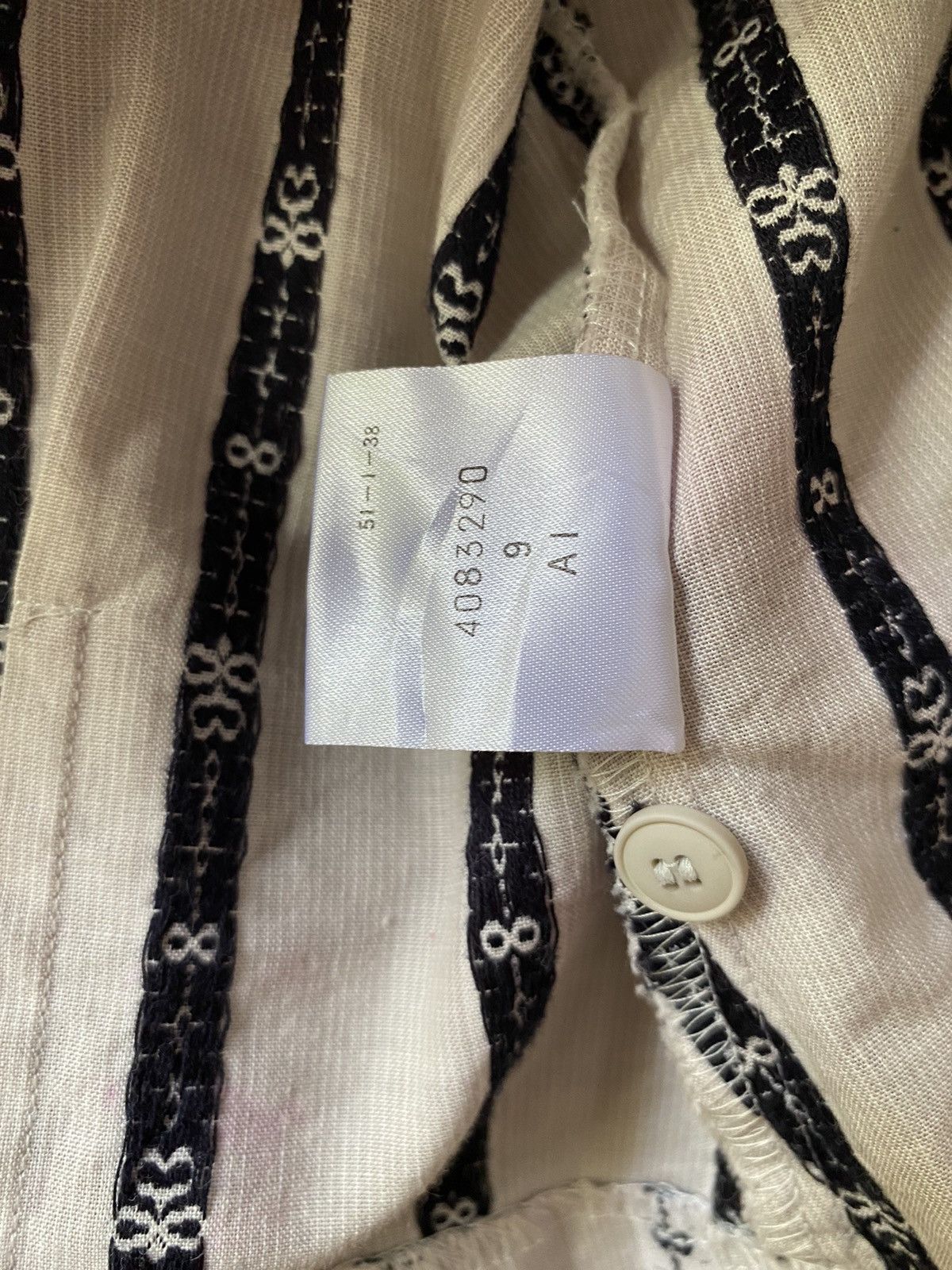 Norma Kamali NORMA KAMALI Striped Angled-Hem Shirt Size L / US 10 / IT 46 - 5 Thumbnail