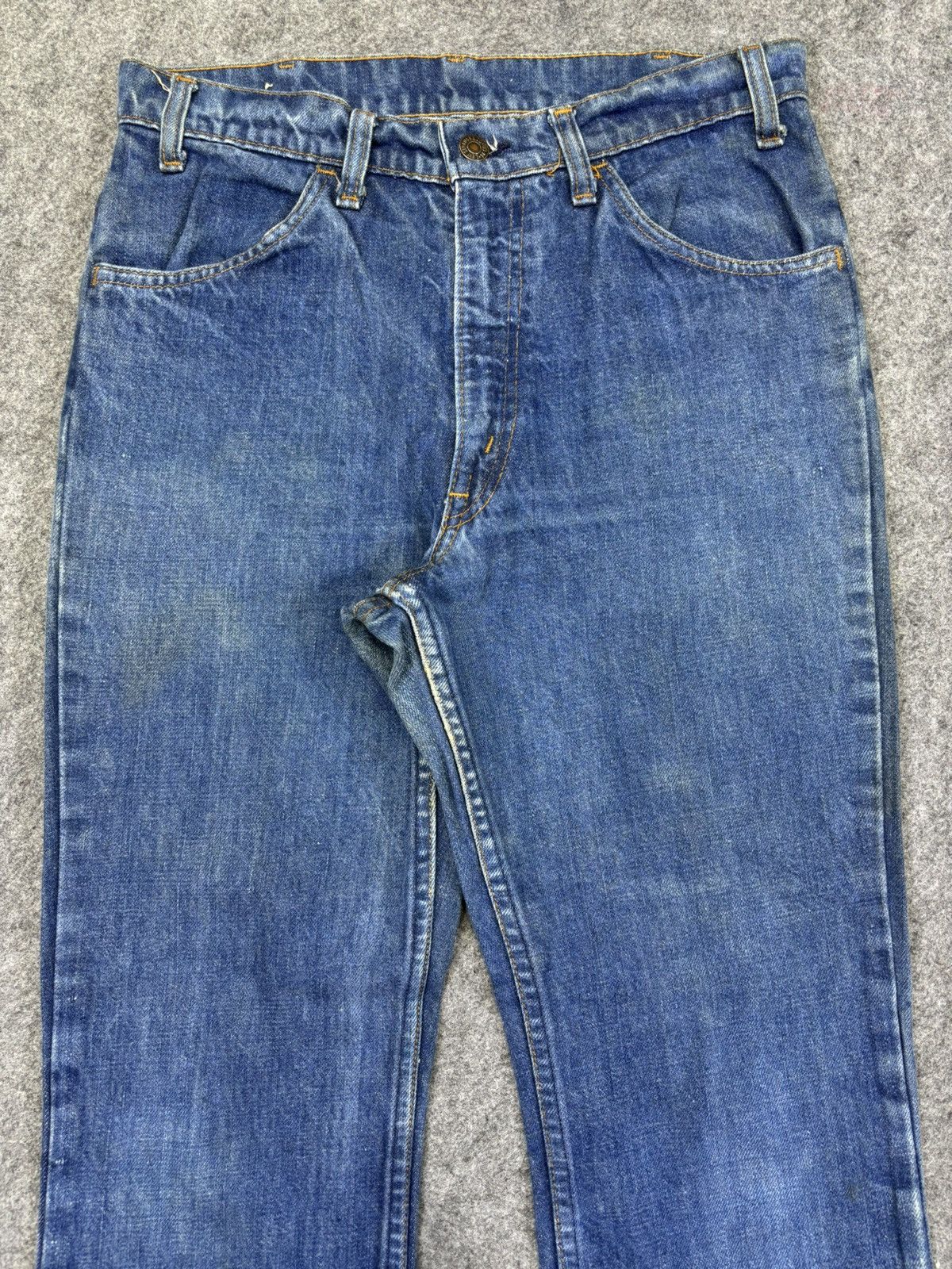 Levi's 💥Vintage💥80s Levis 646 Blue Wash Bell Bottom Denim K2 Size US 29 - 3 Thumbnail