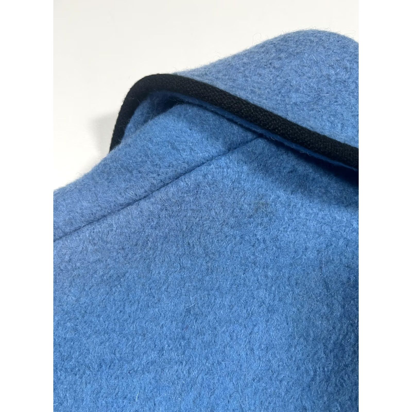 Vintage VINTAGE Hickory & Tweed Cape Women's 34 Blue Wool Floral Lined Button Mid Length Size XXS / US 00 / IT 34 - 7 Thumbnail