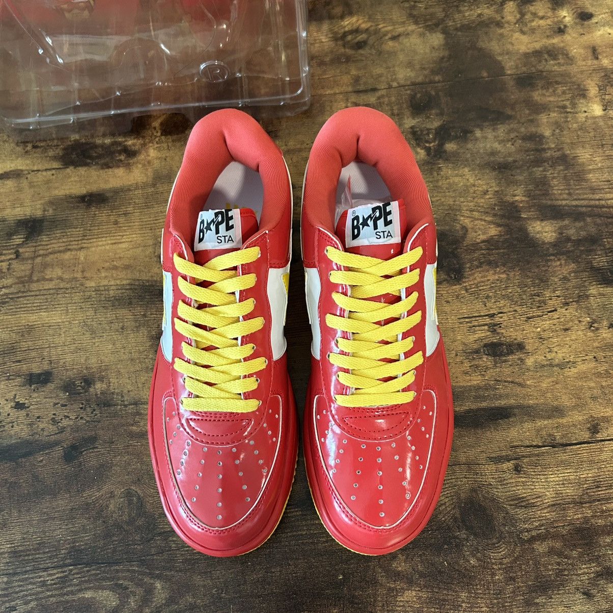 Bape × DC Comics NEW 2007 Bape x DC the Flash Bapesta FS-001 Size US 9.5 / EU 42-43 - 6 Thumbnail