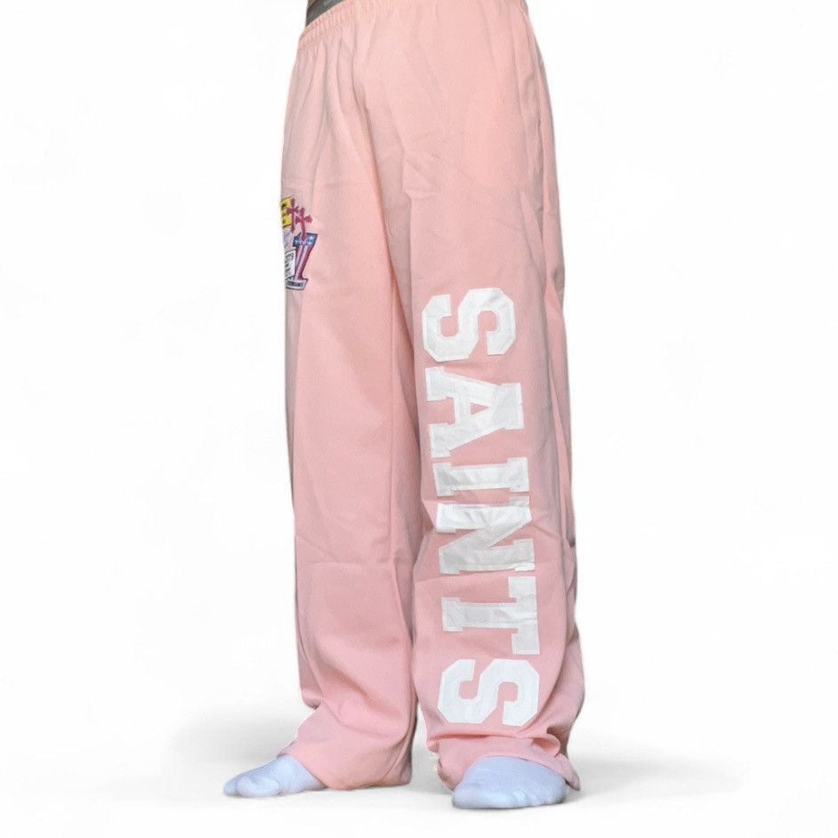 Japanese Brand American Saints Pink Sweatpants Streetwear Hip Hop Baggy Size US 32 / EU 48 - 3 Thumbnail