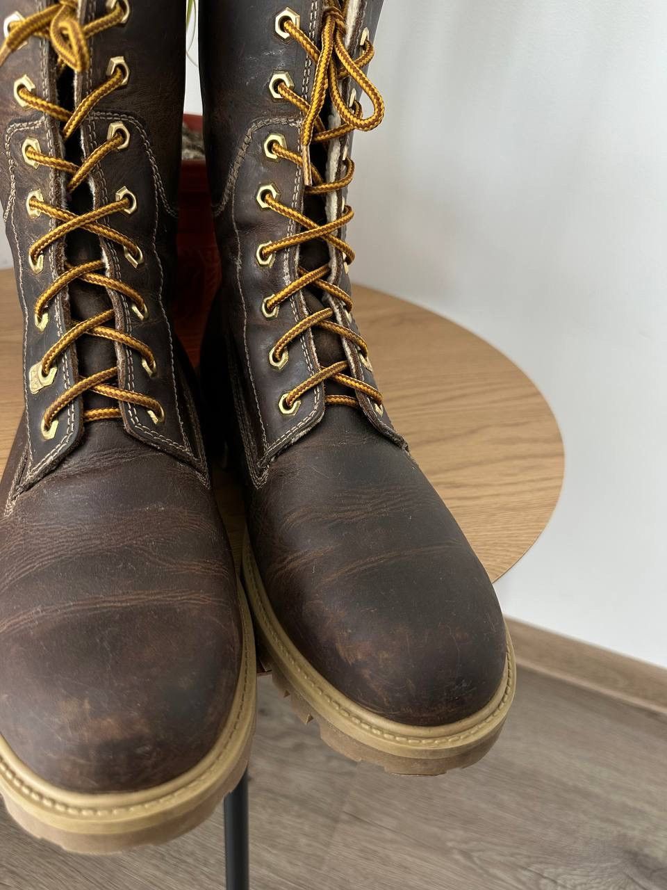 Japanese Brand × Vintage Vintage Weinbrenner Brown Leather Boots Size US 9.5 / EU 42-43 - 11 Thumbnail