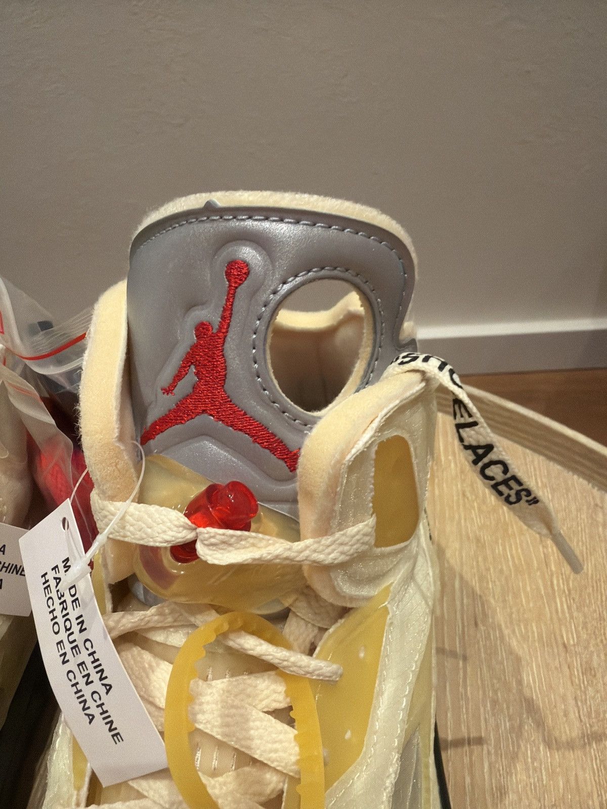 Jordan Brand Jordan 5 Retro Off White „Sail“ Size US 12 / EU 45 - 4 Thumbnail