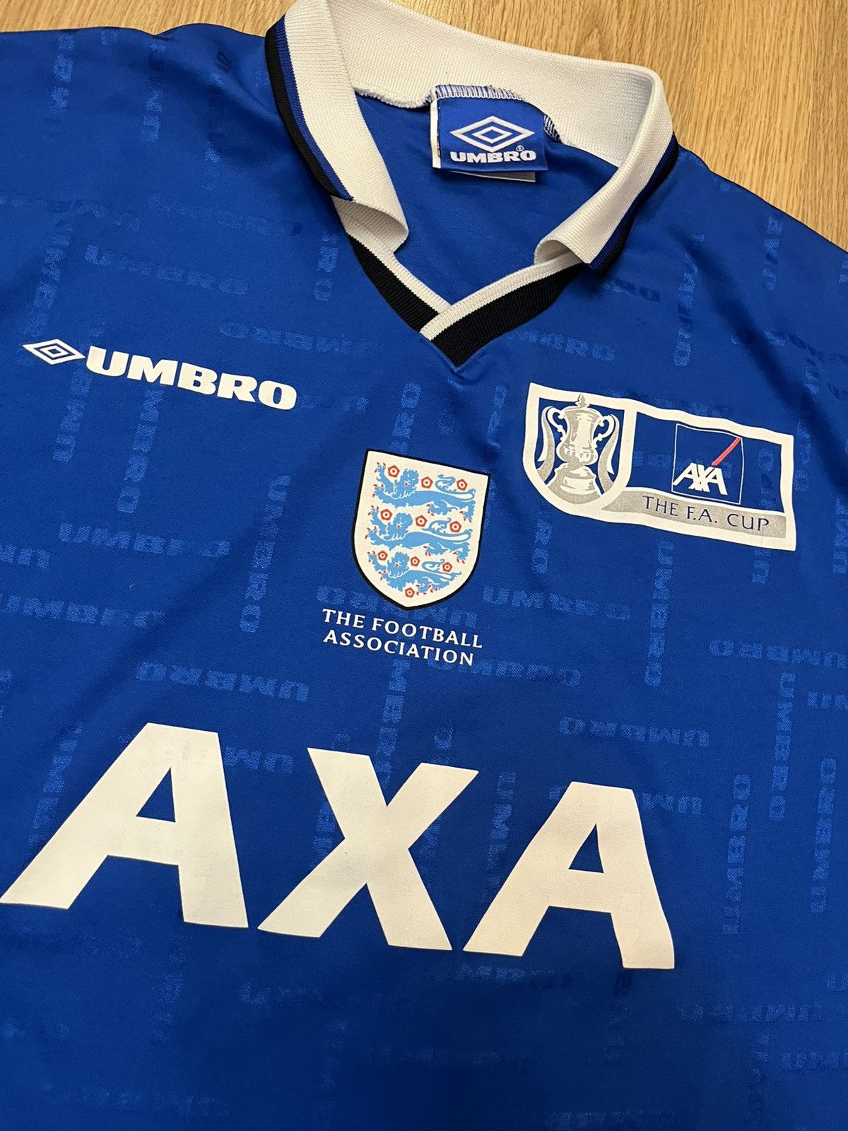 Umbro Vintage England FA Cup 1998/1999 Umbro Shirt Longsleeve XL Size US XL / EU 56 / 4 - 2 Thumbnail