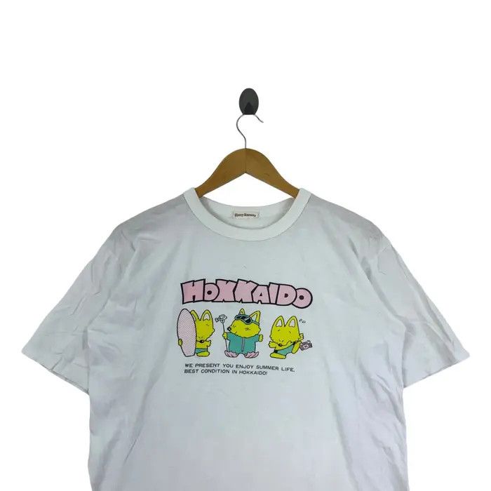 Vintage Vintage 80’ HOKKAIDO SAKHALIN FOX Anime Tee Shirt Top Size M / US 6-8 / IT 42-44 - 2 Thumbnail