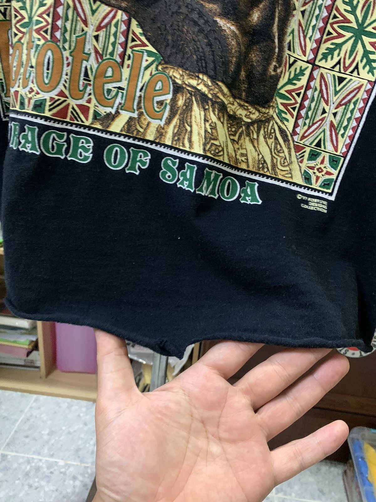 Fruit Of The Loom Samoa Crop top distressed 3XL t-shirt Size US XXL / EU 58 / 5 - 5 Thumbnail