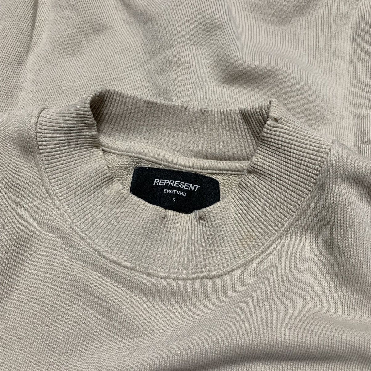 Represent Clo. Represent Small Iron Spirit Vintage White Sweatshirt Size US S / EU 44-46 / 1 - 5 Thumbnail