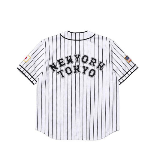 Supreme Supreme Homerun Baseball Jersey Pinstripe Size 2XL Japan Size US XXL / EU 58 / 5 - 2 Thumbnail