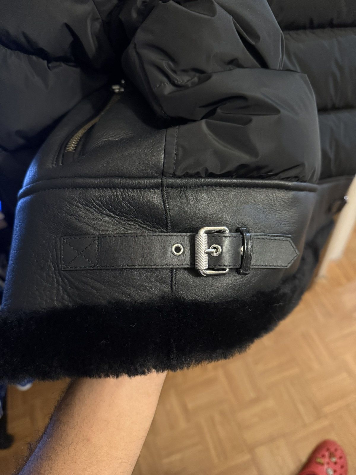 Mackage Mackage Black Down Sheepskin Ervin Jacket Size US L / EU 52-54 / 3 - 6 Thumbnail