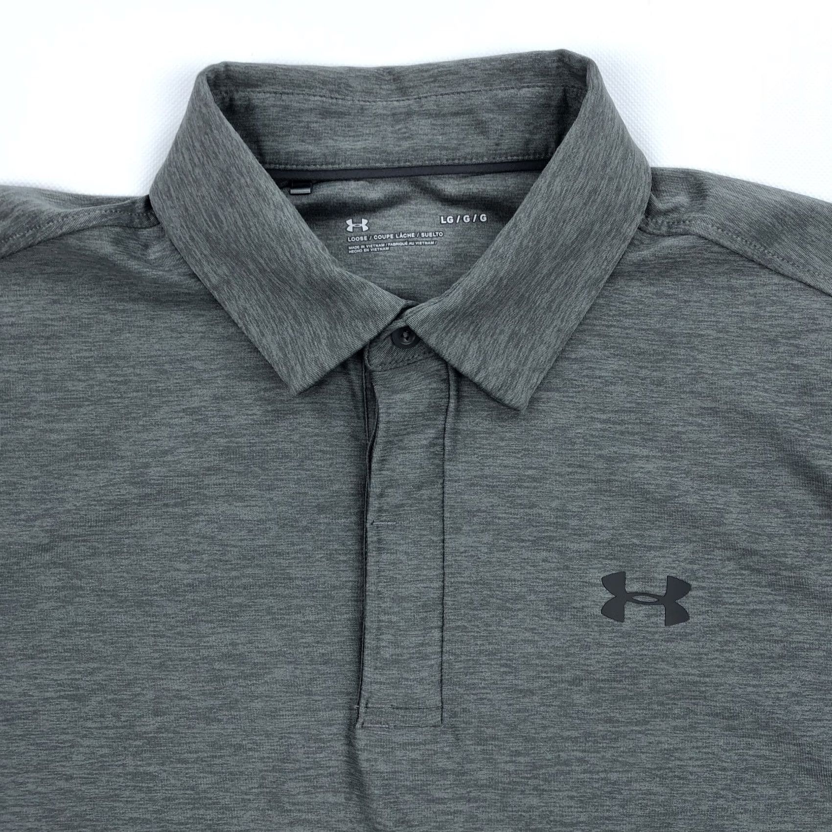 Under Armour Under Armour Polo Shirt Long Sleeve Gray Men L Loose Fit Performance Golf Shirt Size US L / EU 52-54 / 3 - 2 Thumbnail