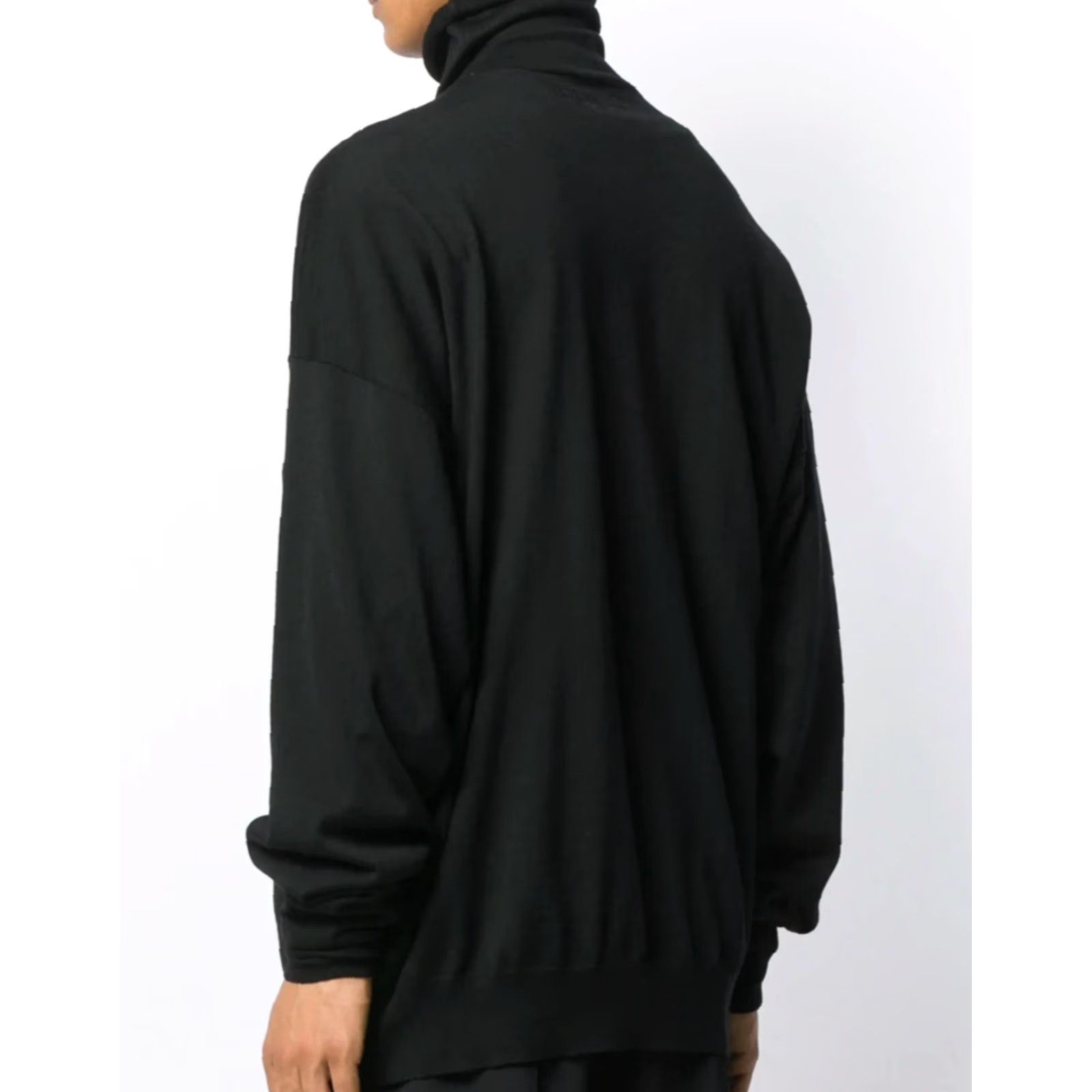 Vetements VETEMENTS Unisex Adult Turtle-Neck Sweater M Black Merino Wool Knit Pullover Slim Design Oversized Size US M / EU 48-50 / 2 - 5 Thumbnail