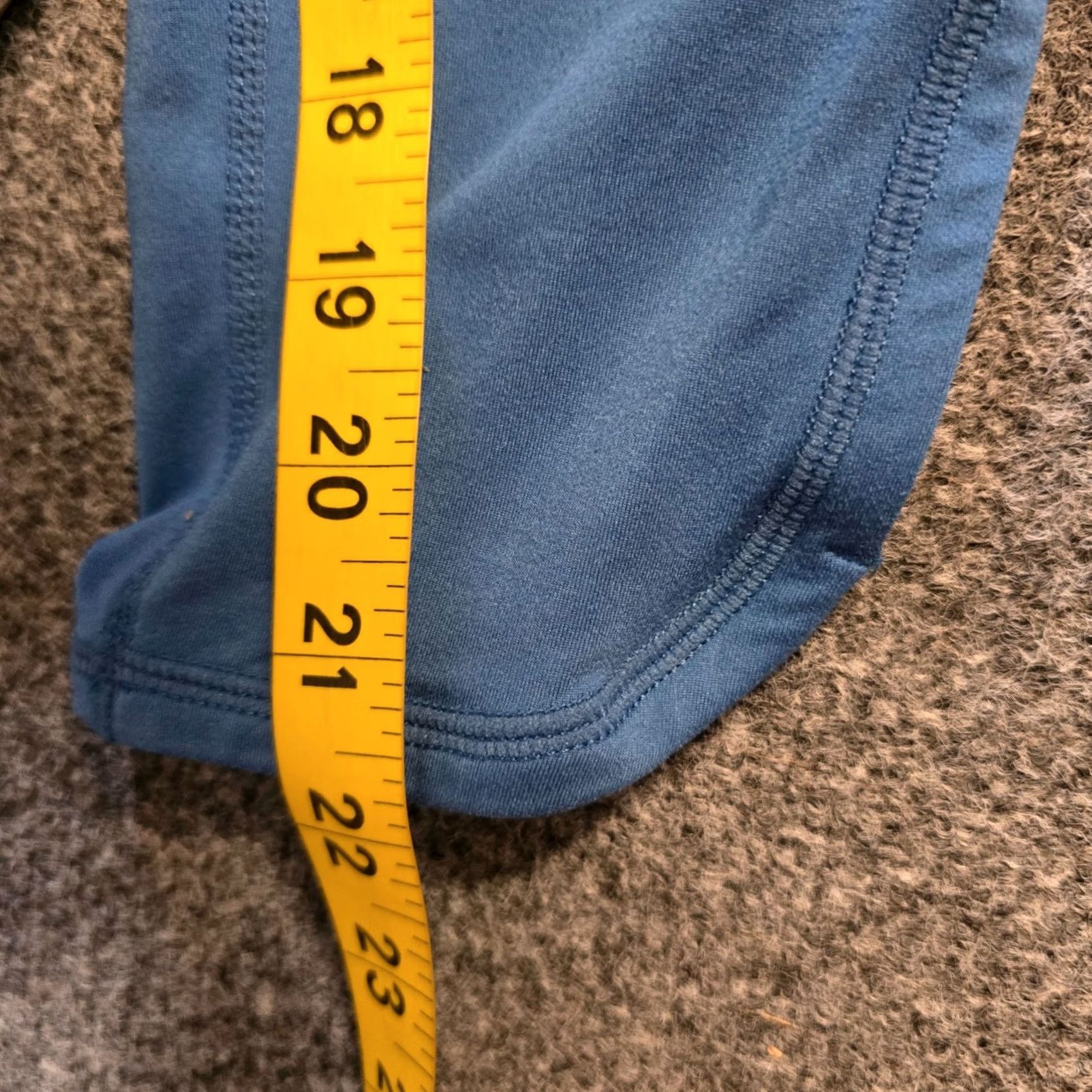 Free People Free People Pants Womens Large Blue Stretch Legging Workout Cropped Athleisure Size 36" / US 14 / IT 50 - 6 Thumbnail
