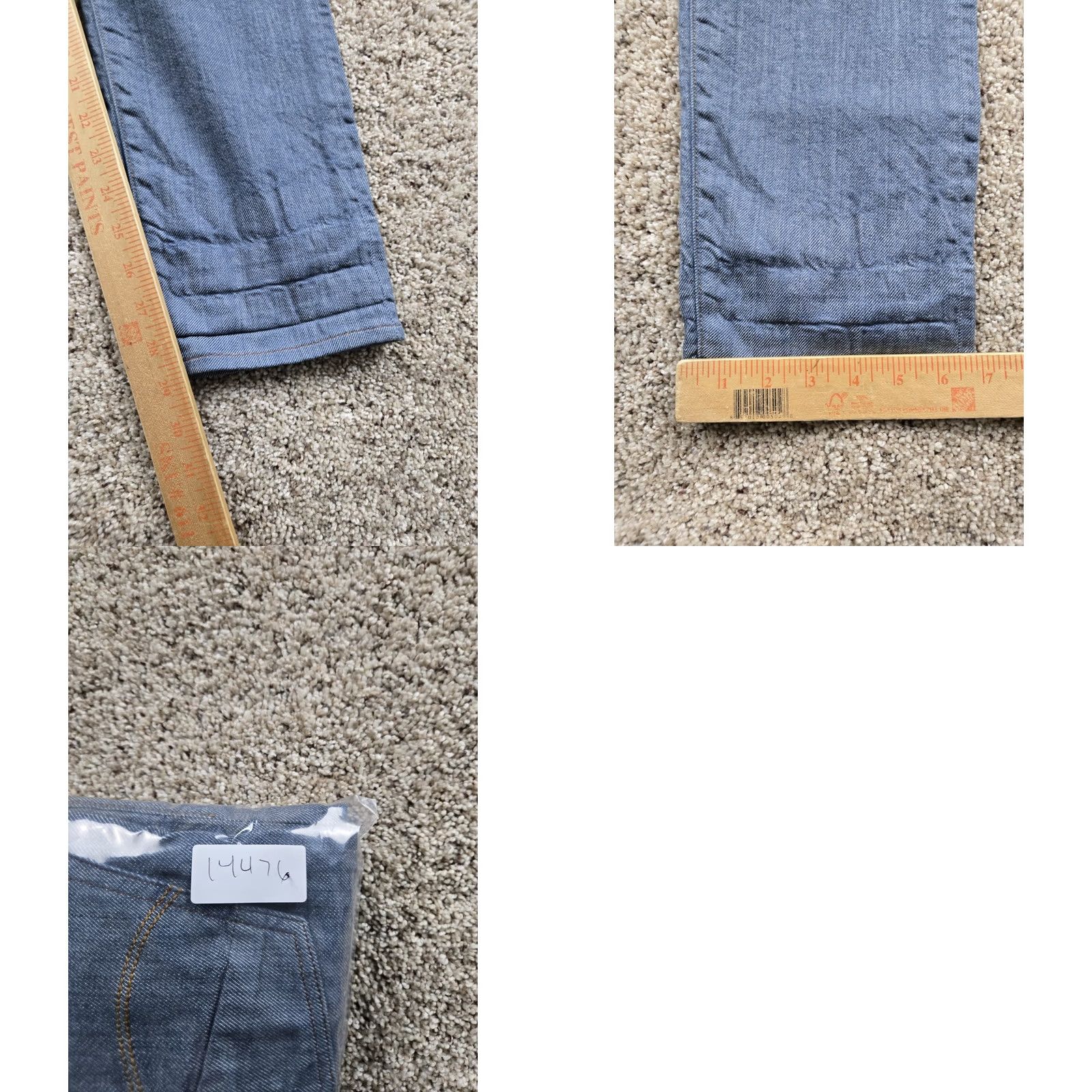 G-Star G Star Raw 3301 Jeans 31x30 Mens Blue Selvedge Medium Wash Denim Slim Fit 5-Pocket N/A Size US 31 - 9 Thumbnail