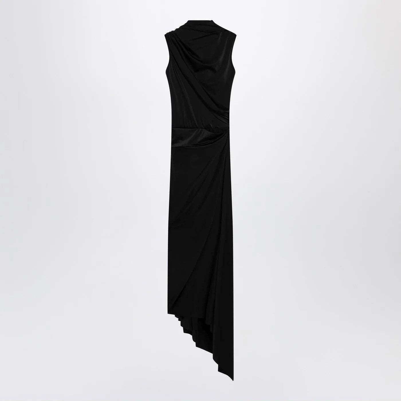 Balenciaga o1d2blof0426 Midi Dress in Black Size XS / US 0-2 / IT 36-38 - 3 Thumbnail
