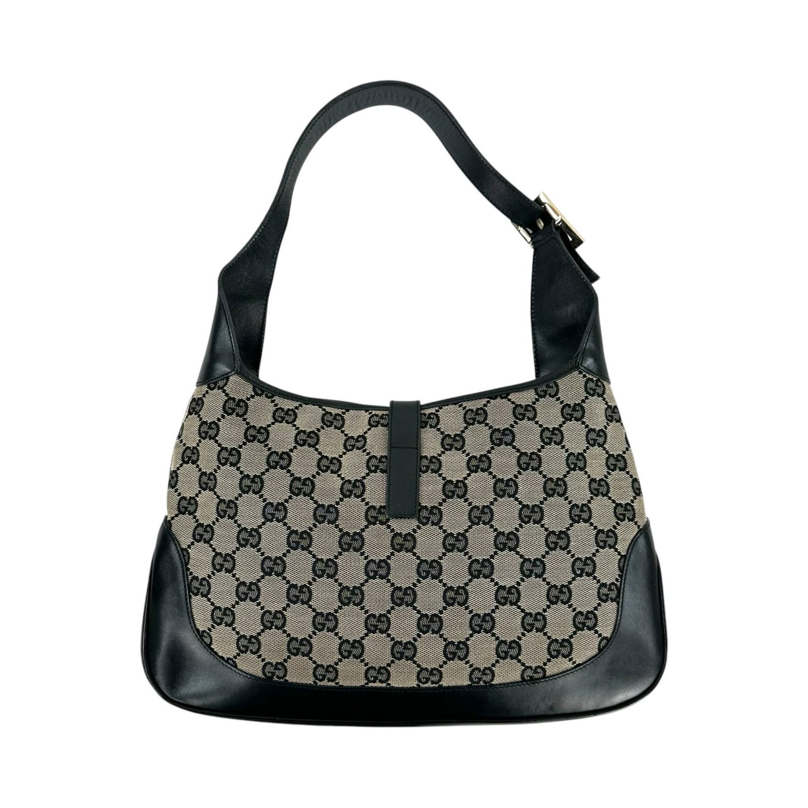 Gucci Gucci Monogram Canvas Jackie Shoulder Bag Size ONE SIZE - 2 Thumbnail