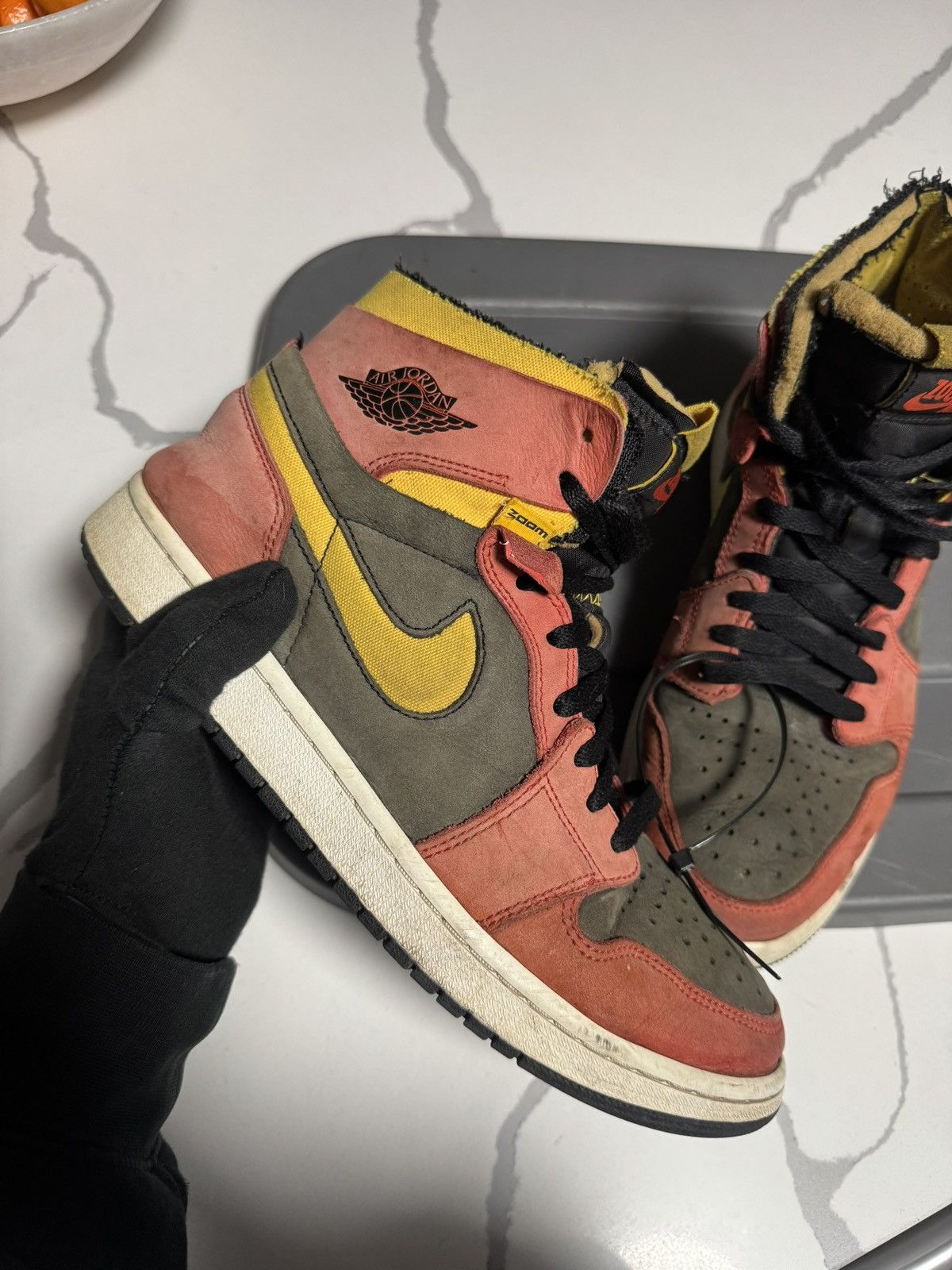Jordan Brand Jordan 1 High Zoom CMFT Chile Red Size US 9.5 / EU 42-43 - 3 Thumbnail