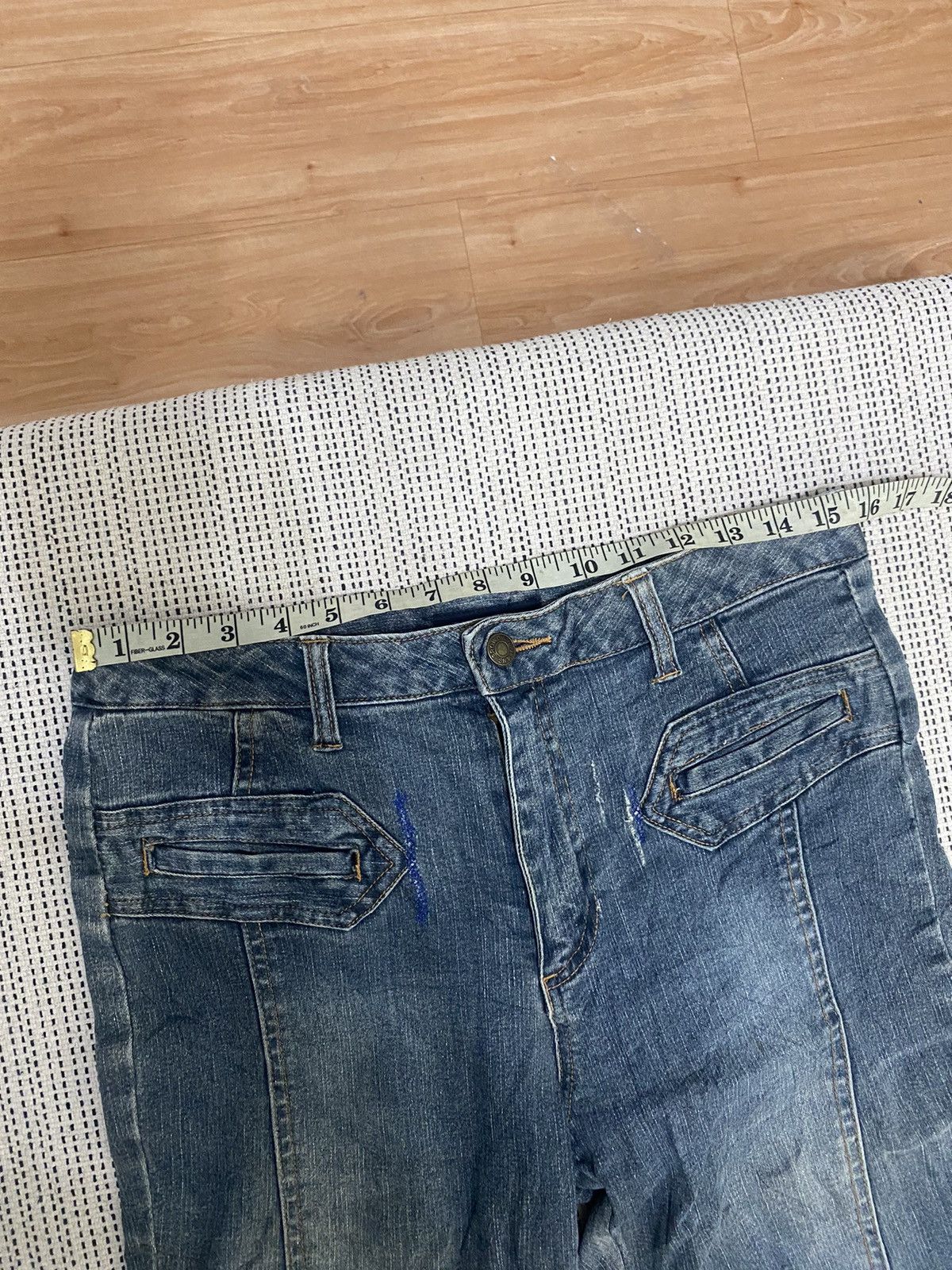 Japanese Brand × Vintage Distressed bootcut third gear very rare Size 31" - 7 Thumbnail