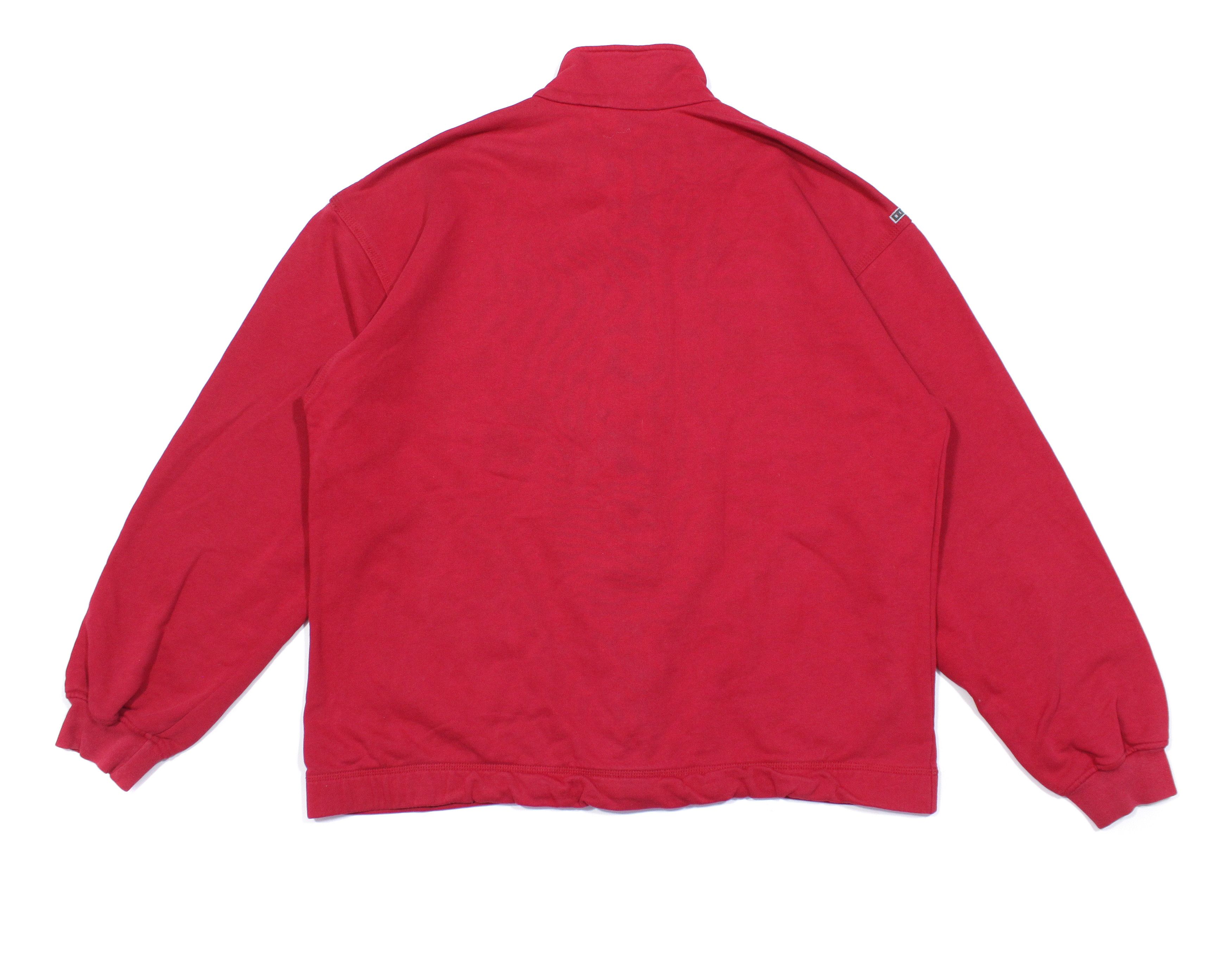 Nike 90S Swoosh Logo Zip Sweatshirt Size US L / EU 52-54 / 3 - 2 Thumbnail