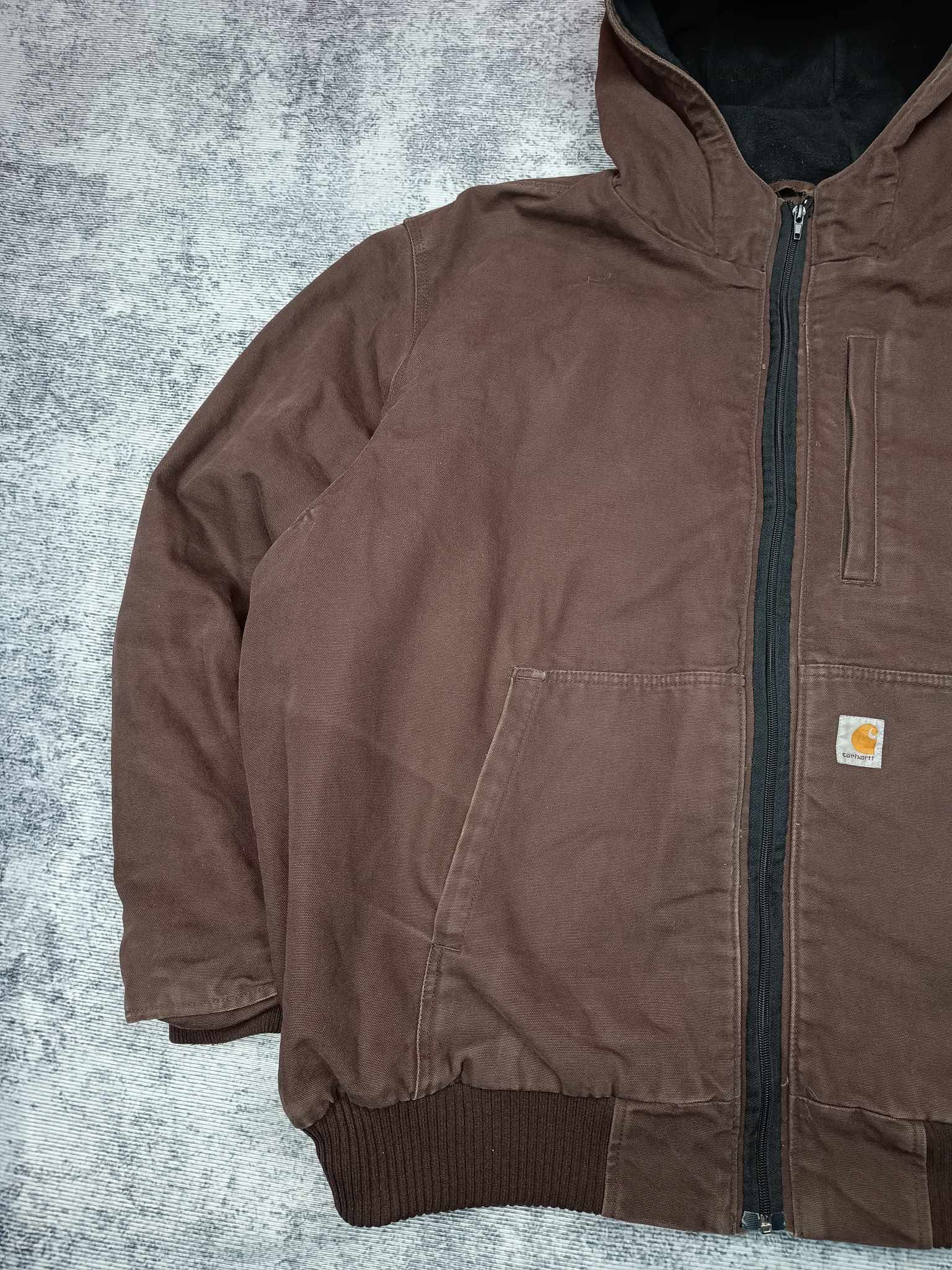 Carhartt × Vintage Carhartt Active Workwear Jacket Vintage 90s Rare Brown Size US XXL / EU 58 / 5 - 9 Thumbnail