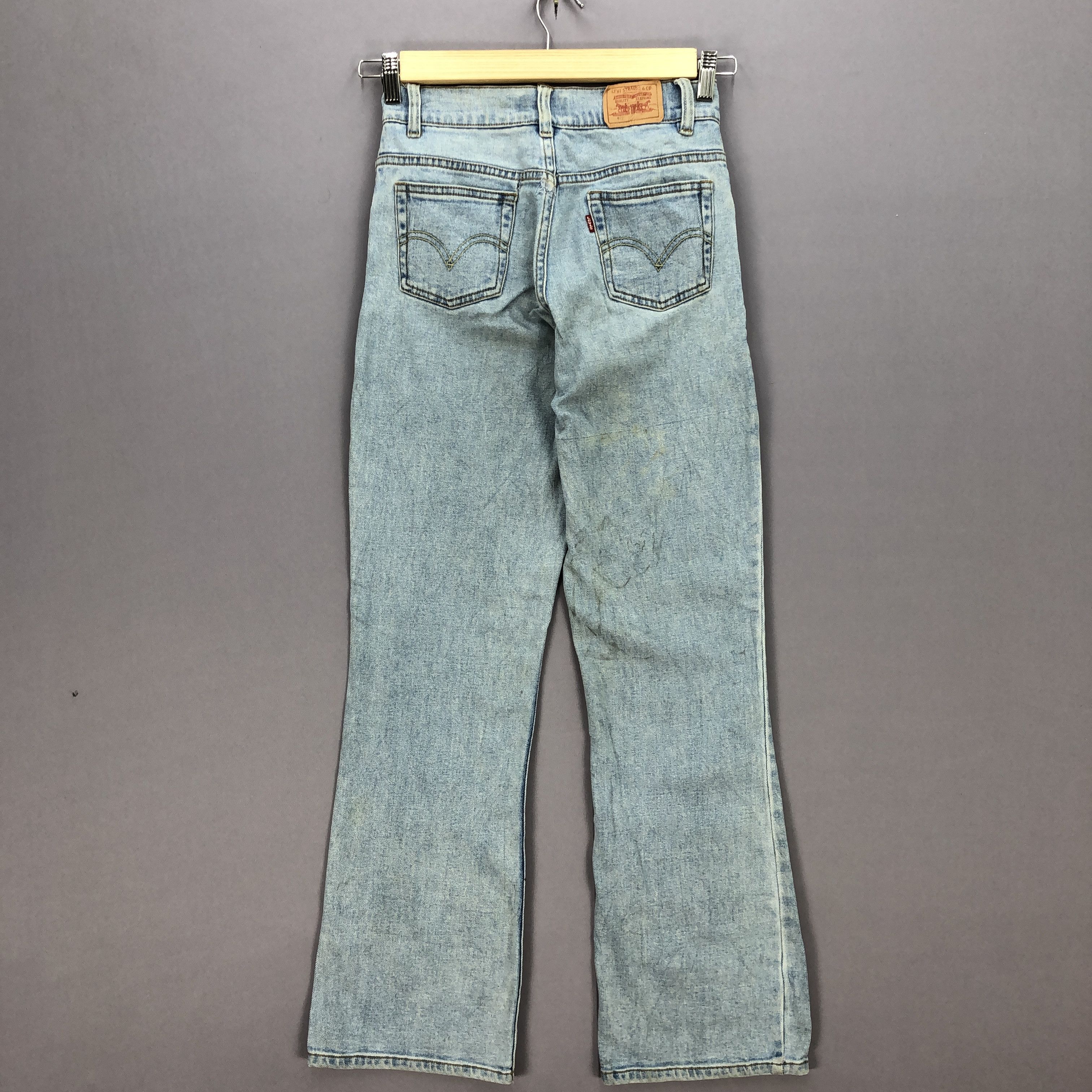 If Six Was Nine × Levi's × Vintage Vintage Levis 517 Wide Leg Jeans Levi's Flare Bootcut Denim Size 24" / US 00 / IT 34 - 2 Thumbnail