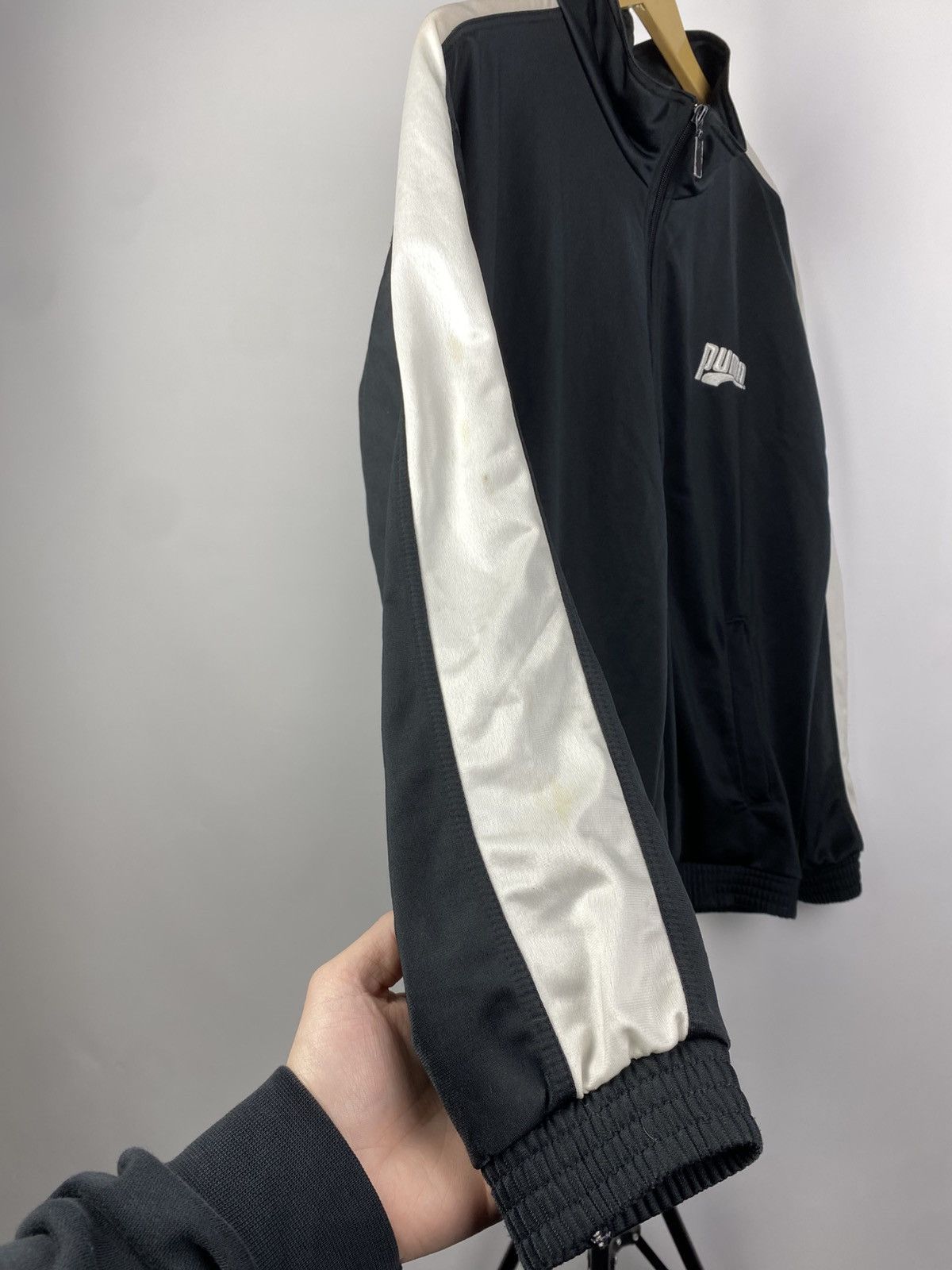 Puma × Vintage Vintage 90’s PUMA Sport Long Sleeve Track Full Zip Jacket S Size US S / EU 44-46 / 1 - 5 Thumbnail