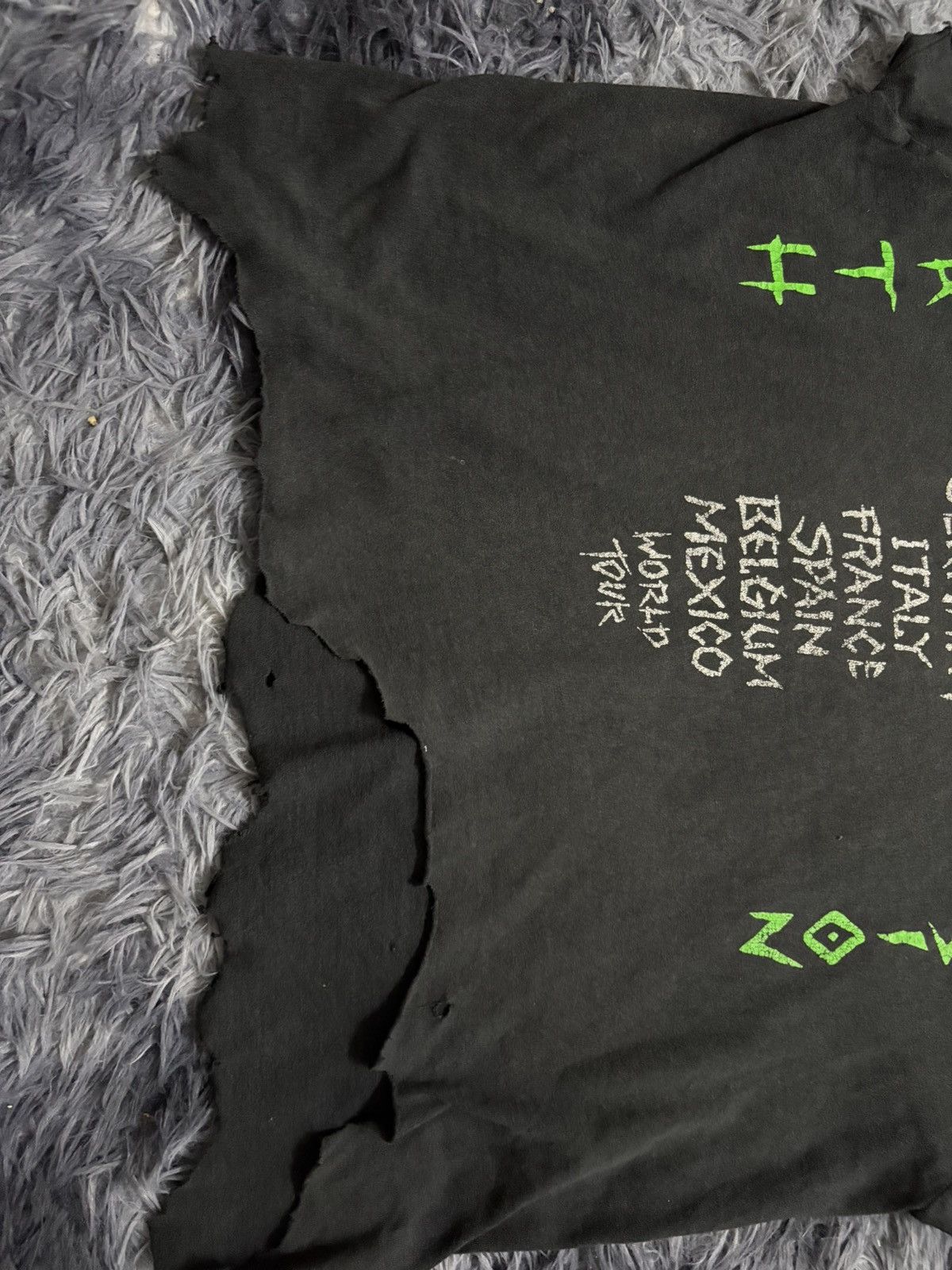 Vintage 🔥HOT🔥VINTAGE DISTRESSED 90's OVERKILL TOUR TEE Size US M / EU 48-50 / 2 - 7 Thumbnail