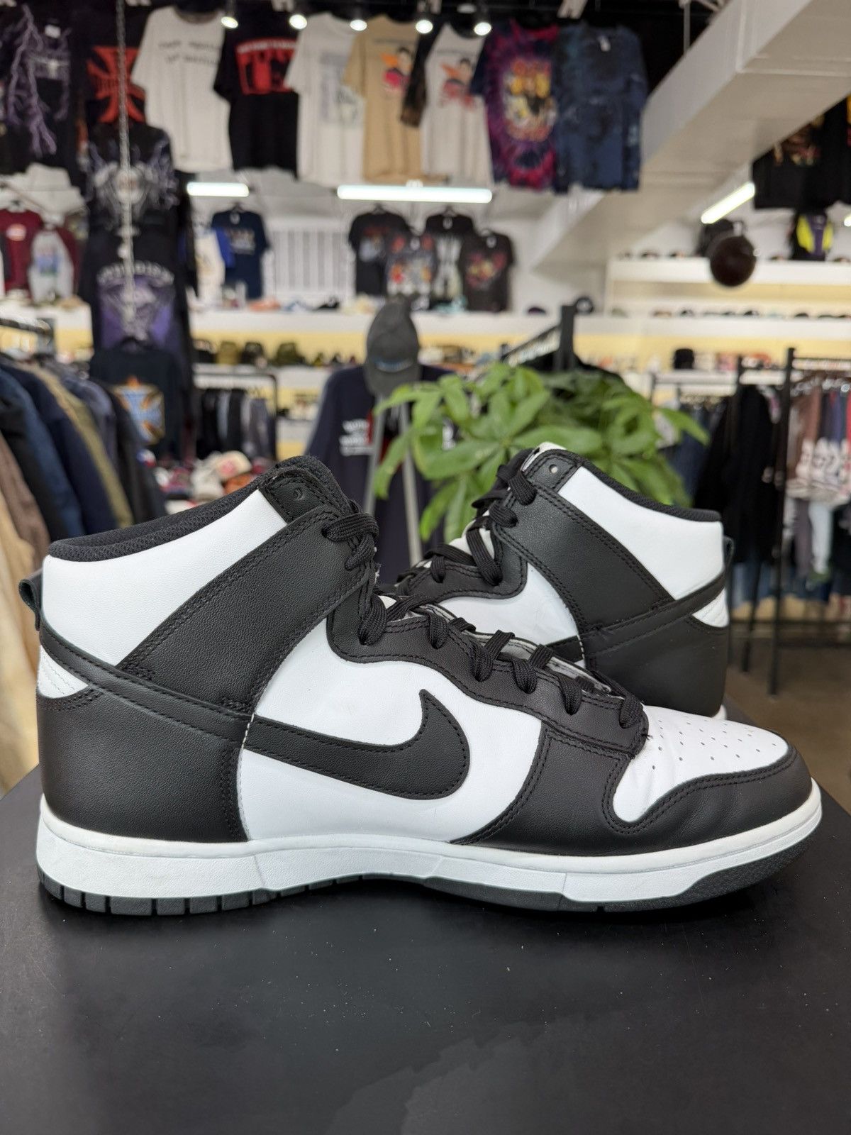 Nike Nike Dunk High Panda Black White Size 13 (2022) Size US 13 / EU 46 - 3 Thumbnail