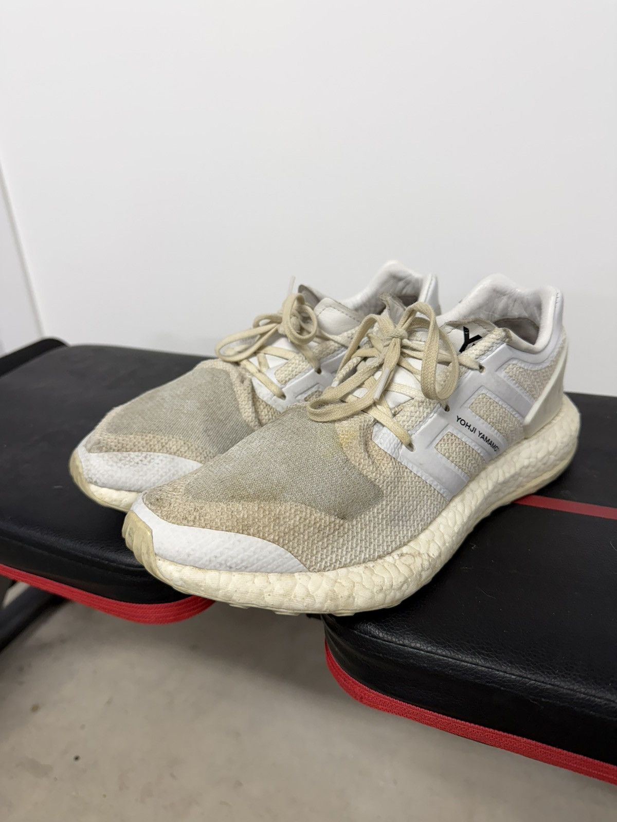 Y-3 Y-3 Triple White Pure Boost Sneakers Yohji Yamamoto Size US 8.5 / EU 41-42 - 1 Thumbnail