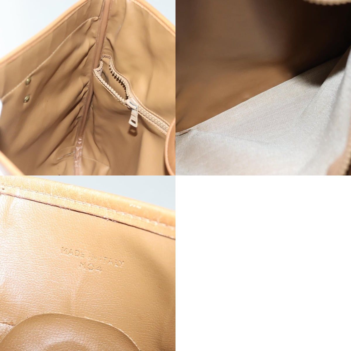 Celine CELINE Macadam Canvas Tote Bag Pvc Beige Gold Size ONE SIZE - 12 Thumbnail