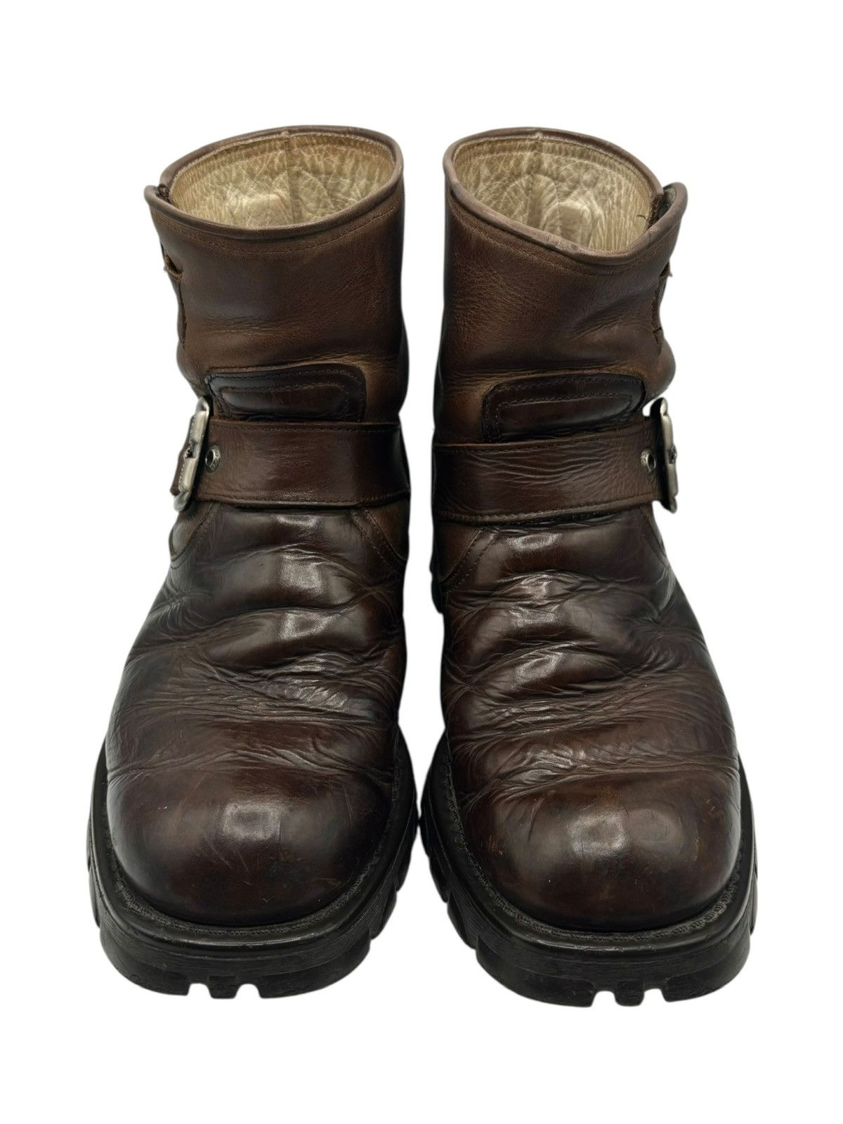 New Rock Vintage New Rock leather biker boots Size 39 Size US 9 / IT 39 - 2 Thumbnail
