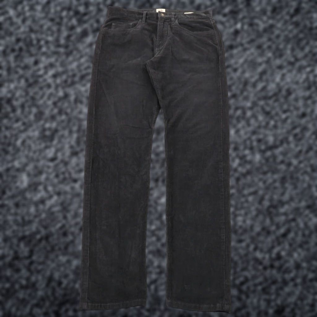 Flint And Tinder Flint and Tinder Pants Mens 30x32 Corduroy 365 Tapered Fit Charcoal Gray HB Huckberry HB Size US 30 / EU 46 - 1 Thumbnail