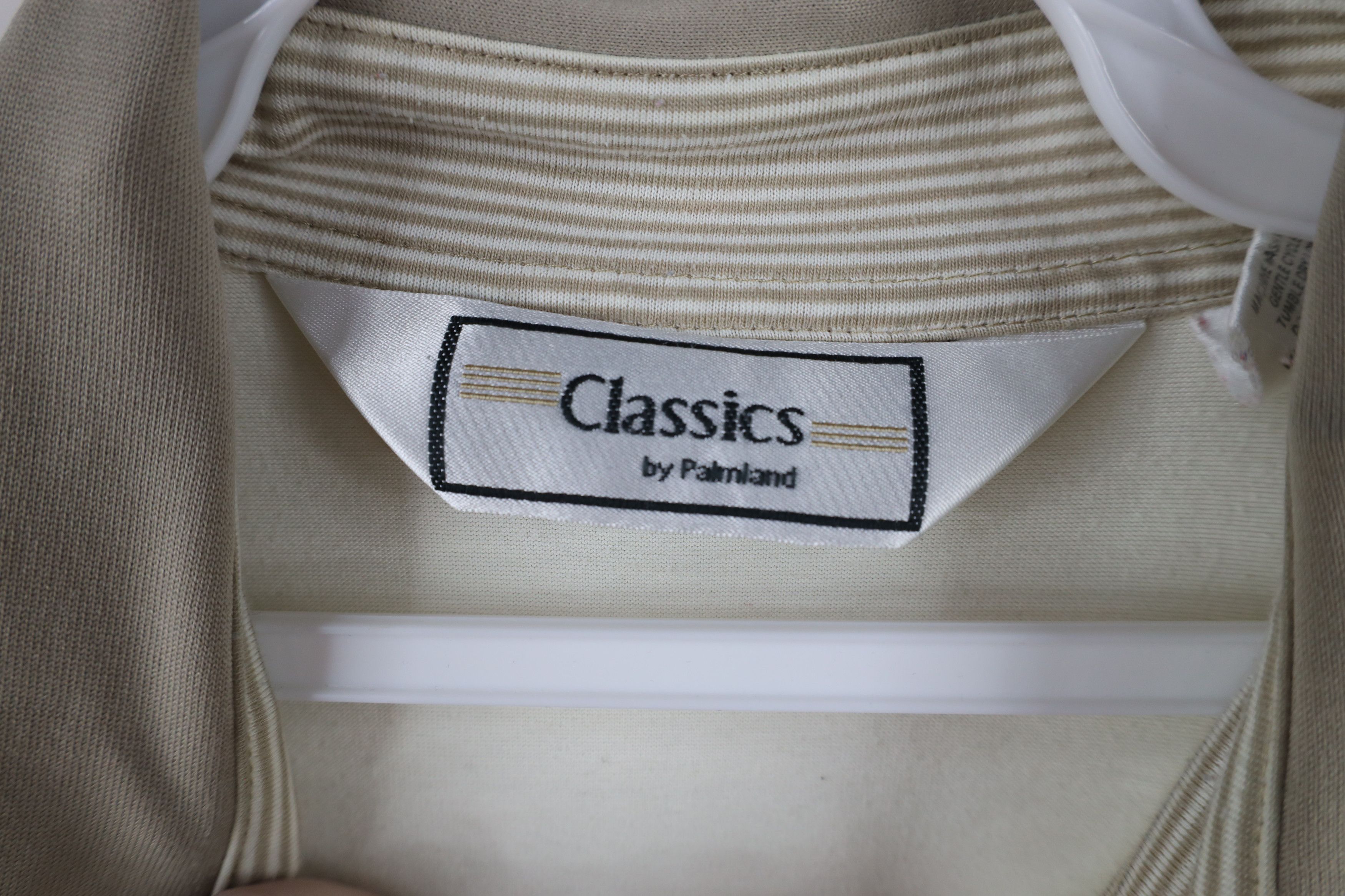 Vintage Vintage 90s Streetwear Collared Pullover Polo Shirt Cream Size US L / EU 52-54 / 3 - 8 Thumbnail
