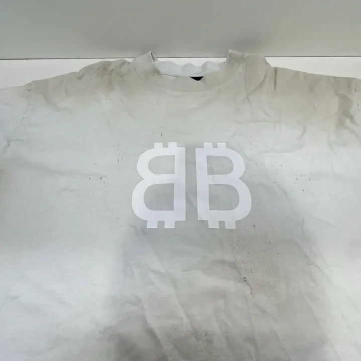 Balenciaga Balenciaga Balenciaga SS23 Logo Print Short Sleeve TShirt Size US L / EU 52-54 / 3 - 7 Thumbnail
