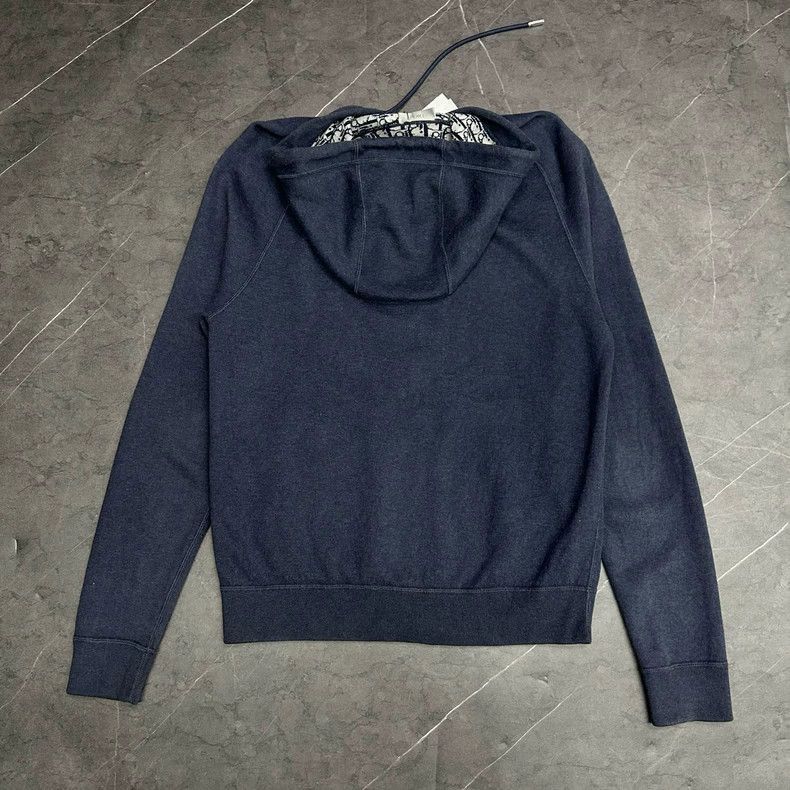 Dior Dior Blue Logo Cashmere Hoodie Jacket-2506 Size US S / EU 44-46 / 1 - 2 Thumbnail