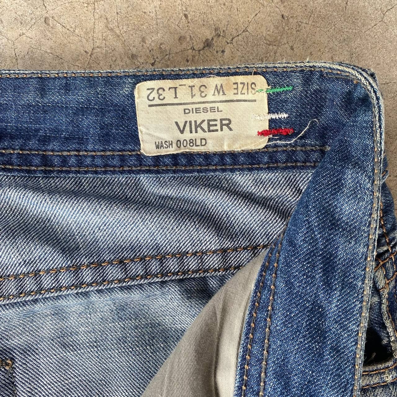 Diesel BJ06-17 VINTAGE DIESEL 08LD DISTRESSED VICKER RUSTY MUDWASH Size US 31 - 9 Thumbnail