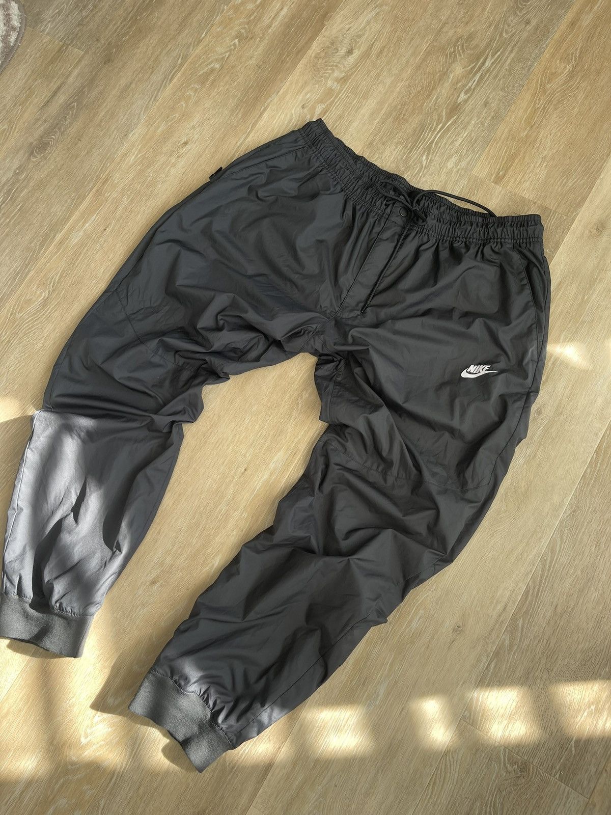Nike × Nike ACG × Vintage Vintage Nike Track Pants Baggy Y2K Black Size US 34 / EU 50 - 2 Thumbnail