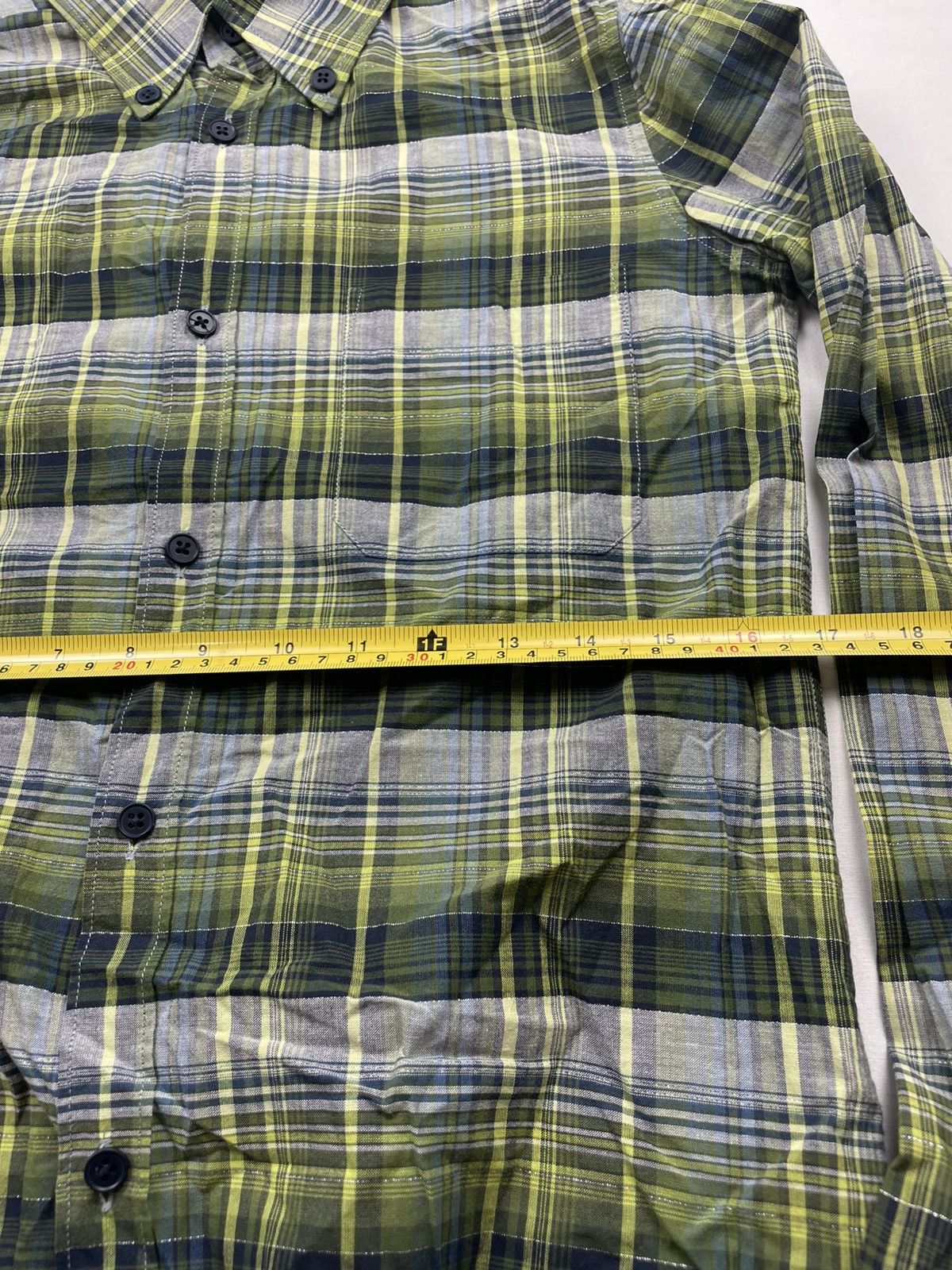 A.P.C. A.P.C Madras Check Long Sleeved Shirt Size M / US 6-8 / IT 42-44 - 7 Thumbnail