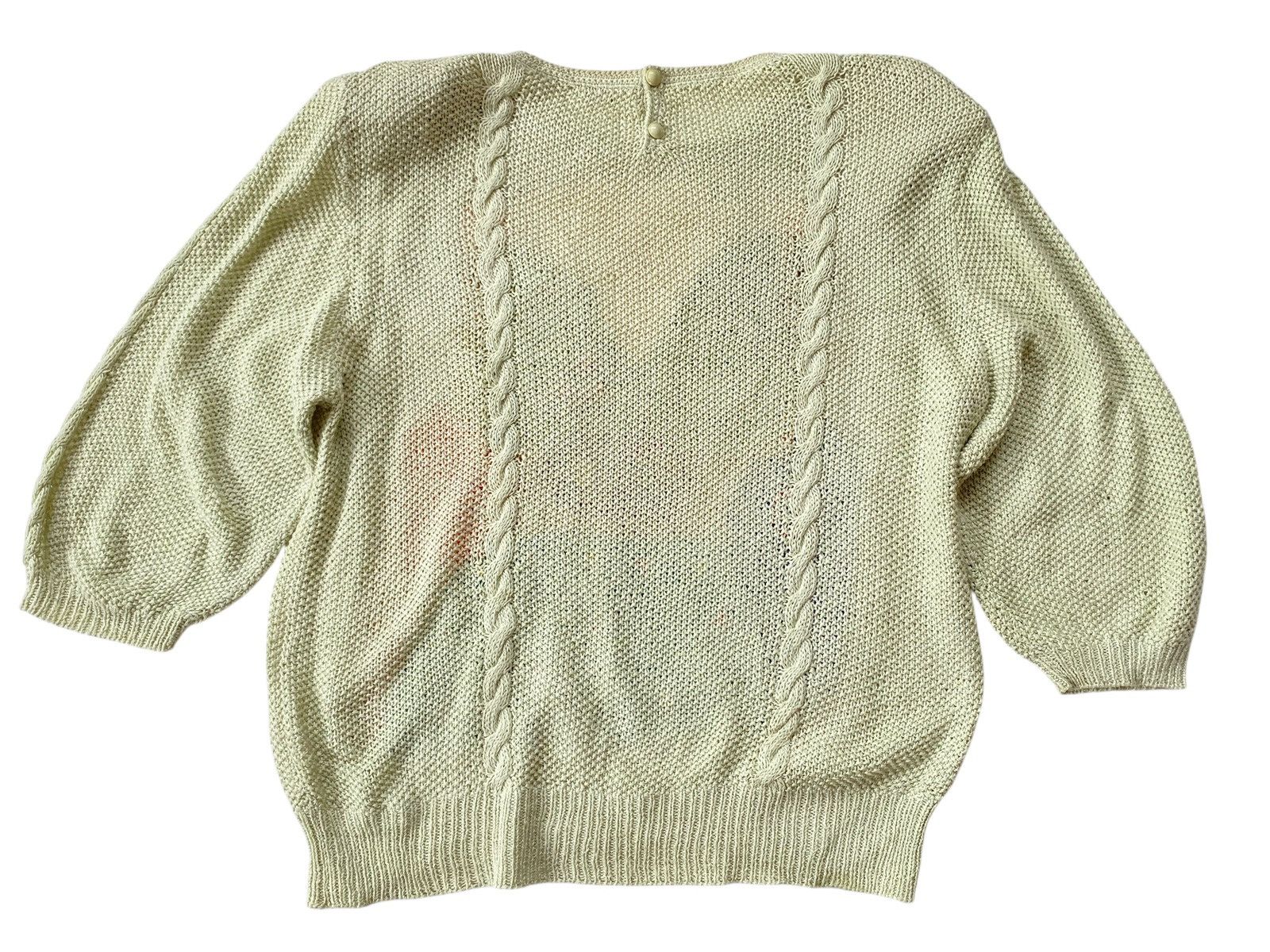 Vintage Vtg 90s Handknit Knitwear Size US M / EU 48-50 / 2 - 2 Thumbnail