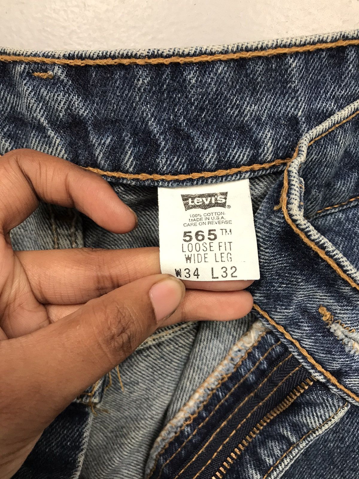 Levi's Vintage Levi’s 565 denim Size US 34 / EU 50 - 8 Thumbnail